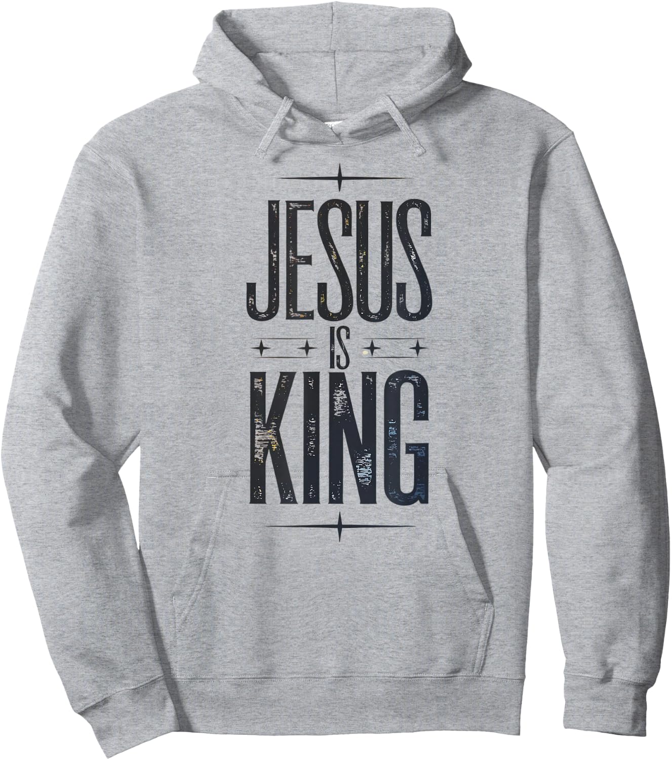 Jesus is King Jesus Loves You Shirt Hoodie - Hoodie | Ash