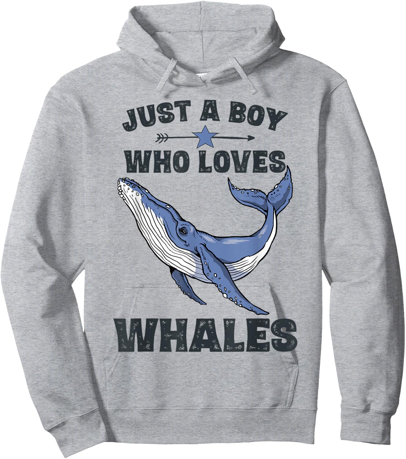 Funny Whale Gifts for Boys Whale Lovers Hoodie - Hoodie | Ash