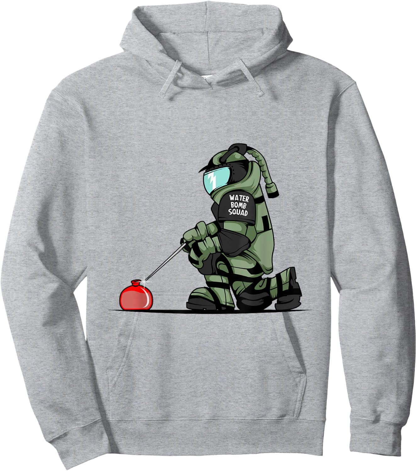 Water Bomb Squad T Shirt funny Hoodie - Hoodie | Ash