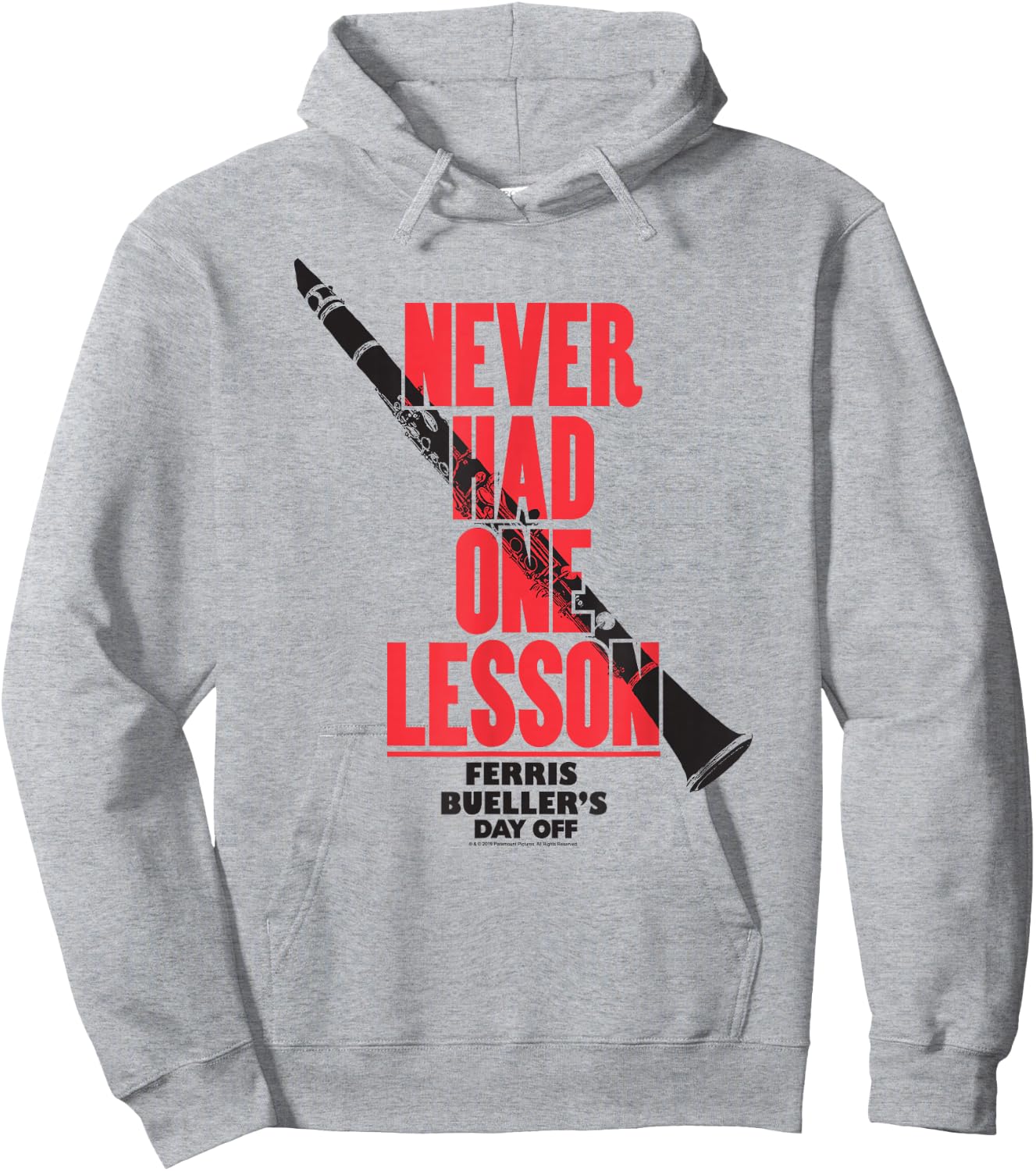 Ferris Bueller's Day Off Clarinet Never Had One Lesson Movie Hoodie - Hoodie | Ash