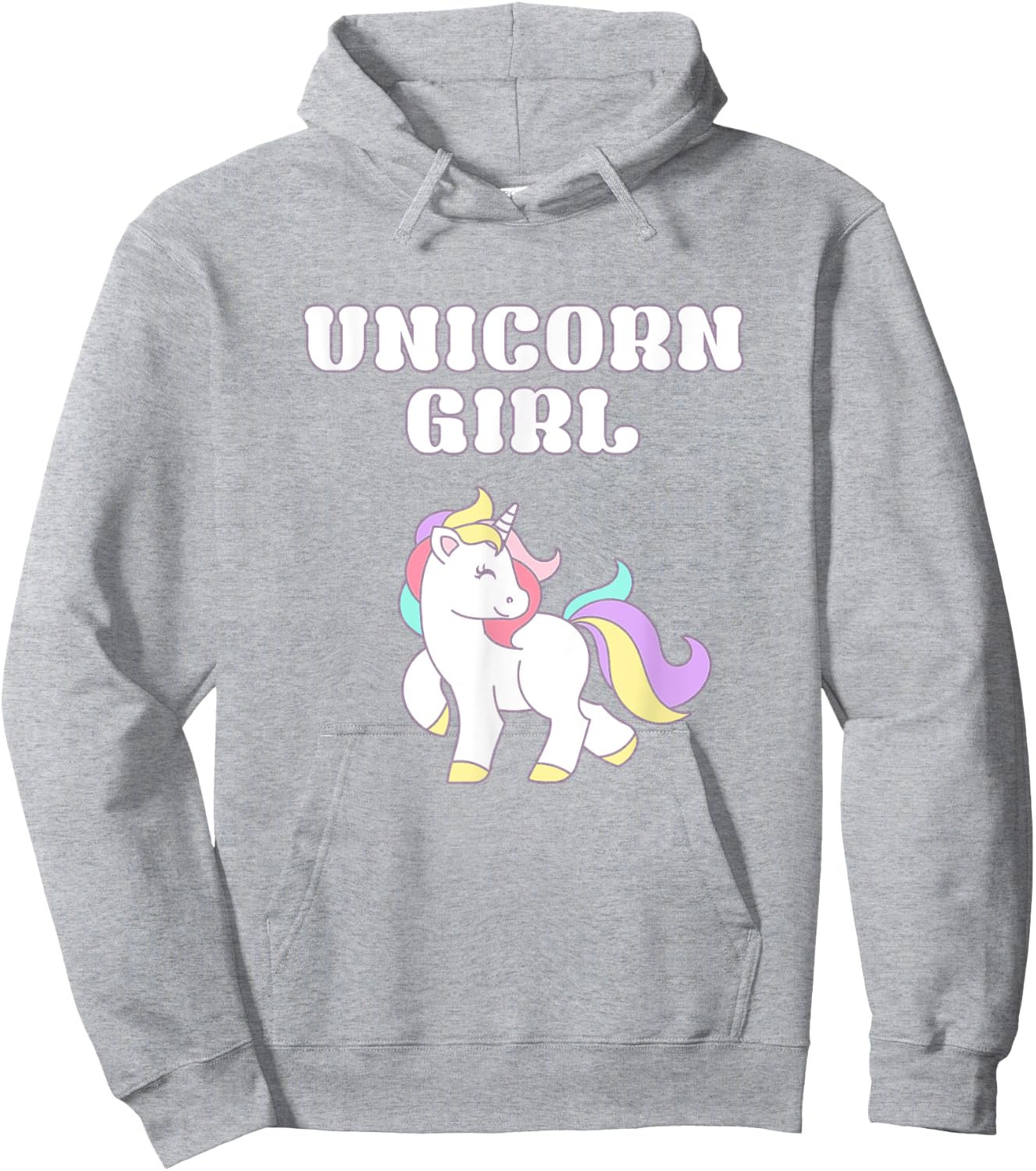 Unicorn T Shirt & Girls - Cute Unicorn Hoodie - Hoodie | Ash