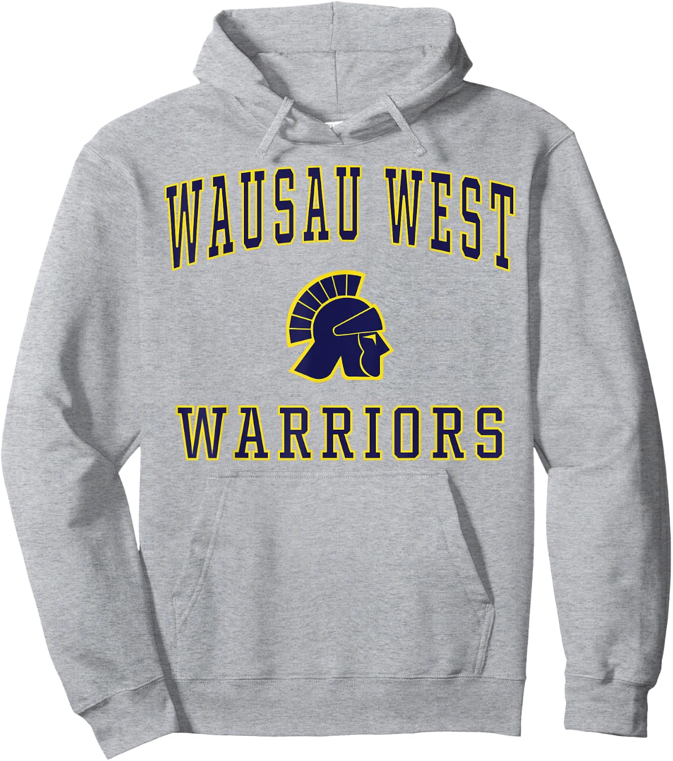 Wausau West High School Warriors Hoodie - Hoodie | Ash