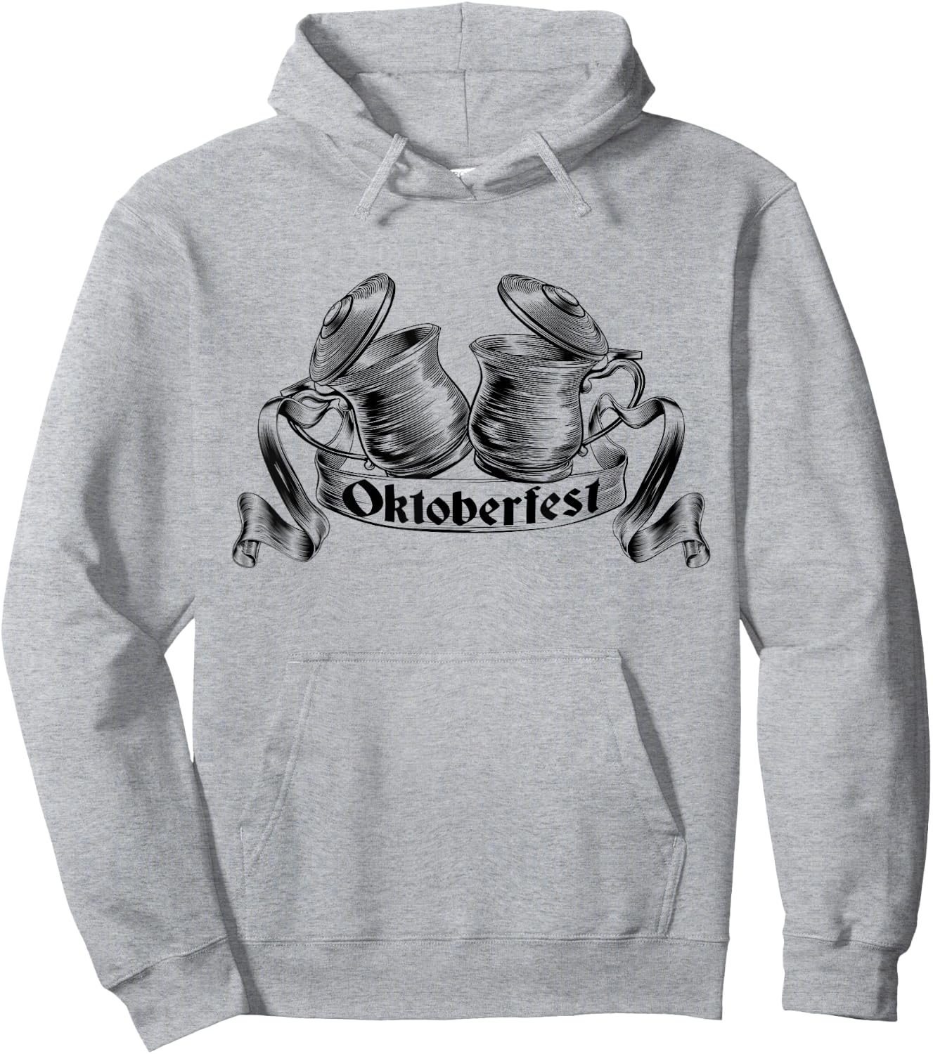 Vintage Oktoberfest Drinking Germany Beer Oktoberfest Hoodie - Hoodie | Ash