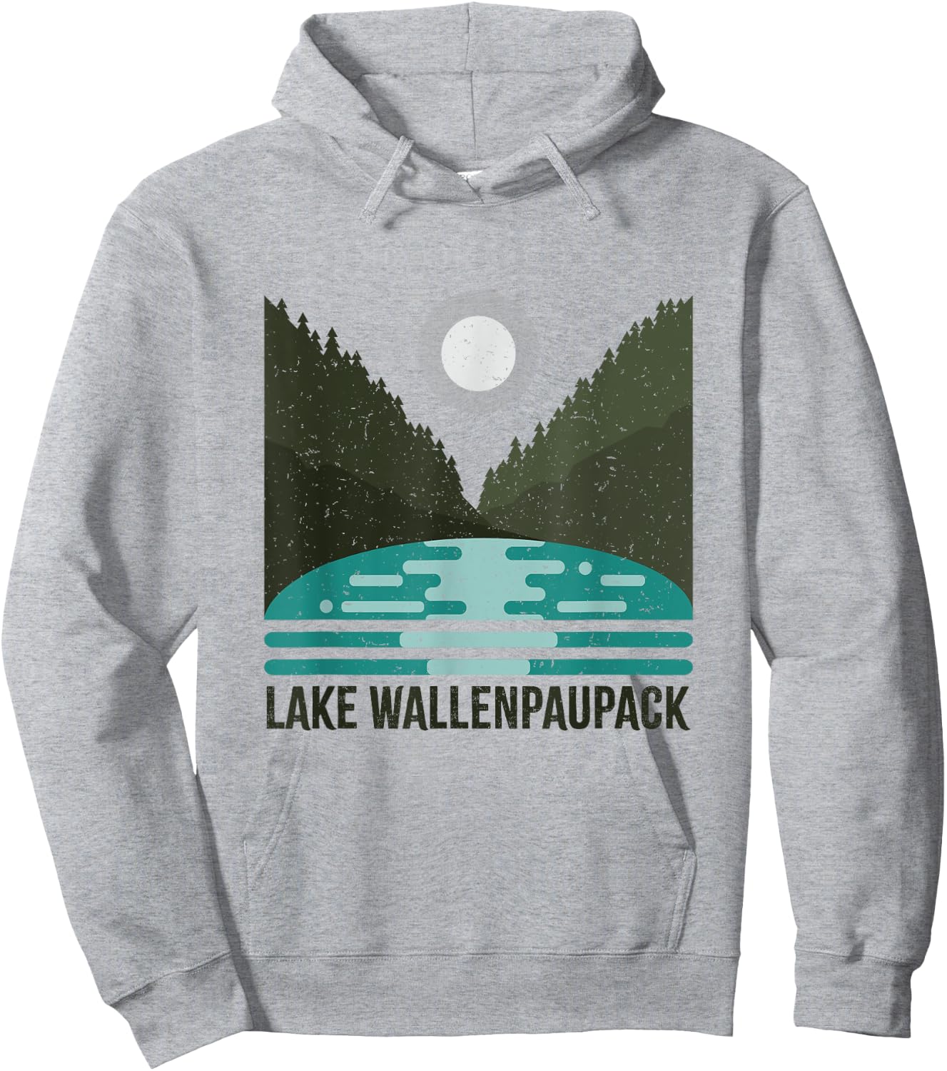 Pennsylvania | Lake Wallenpaupack PA Shirt Hoodie - Hoodie | Ash