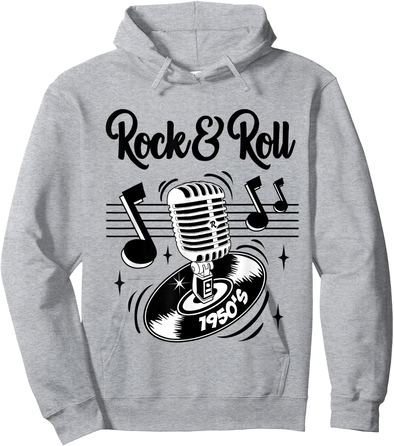 Rockabilly Rocker Clothes 50s Sock Hop Greaser 1950s Doo Wop Hoodie - Hoodie | Ash