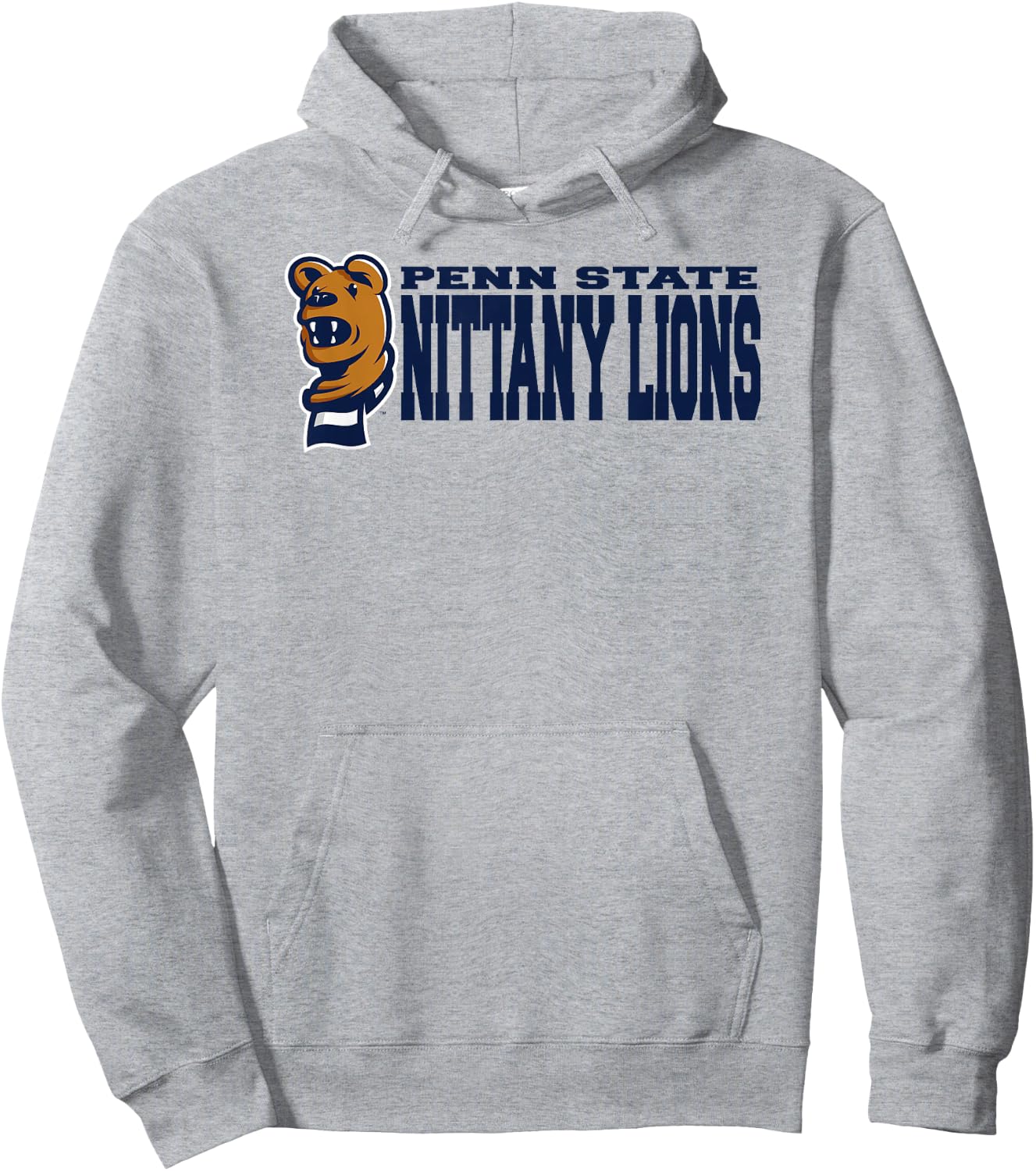 Penn State Nittany Lions Mascot Gray Officially Licensed Hoodie - Hoodie | Ash
