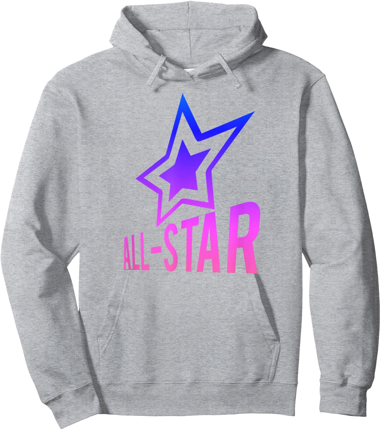 All-Star Shirt Girls Sports Player Athlete Gift Kids Hoodie - Hoodie | Ash