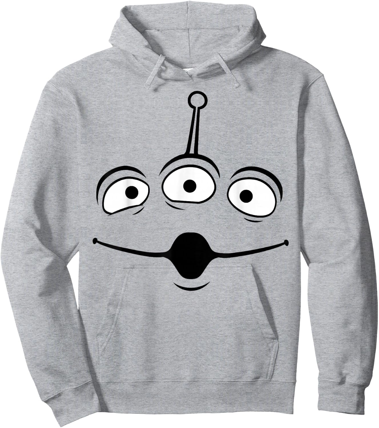 Disney Pixar Toy Story Alien Face Halloween Hoodie - Hoodie | Ash