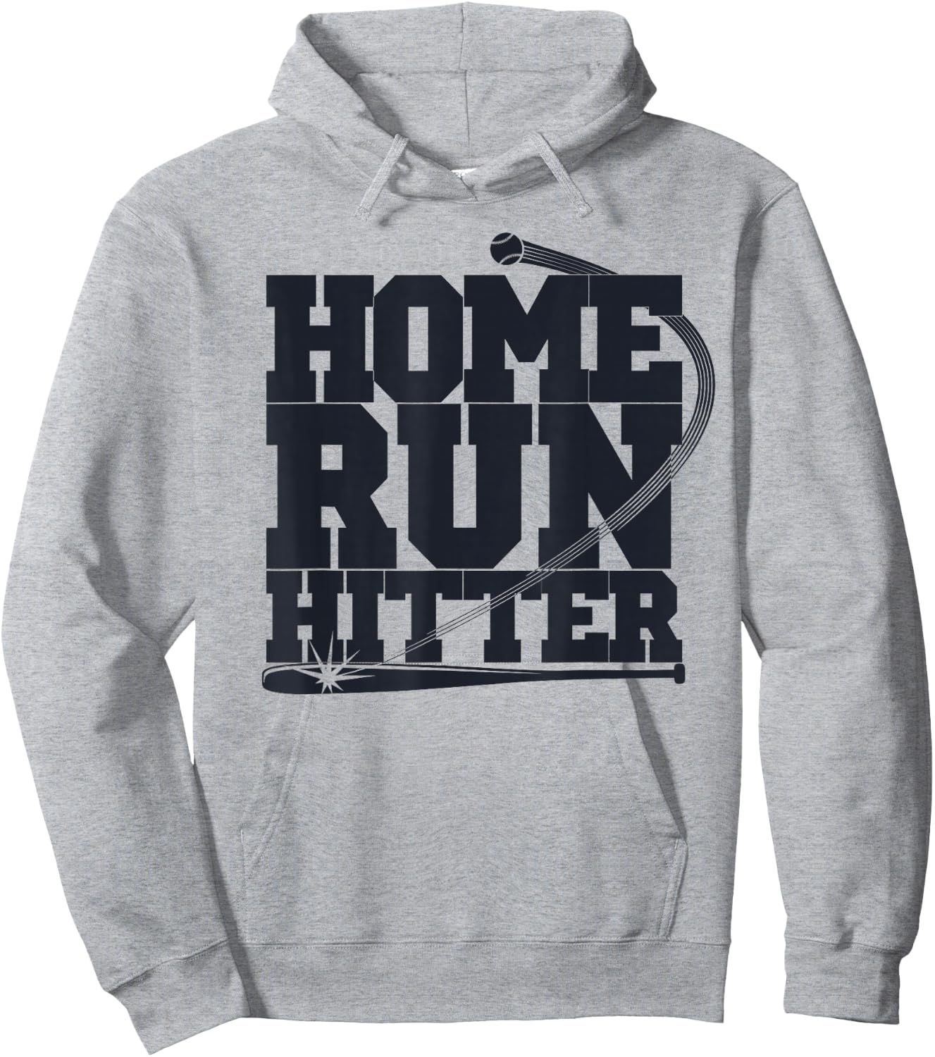 Home Run Hitter Baseball Player Baseball Lover Hoodie - Hoodie | Ash
