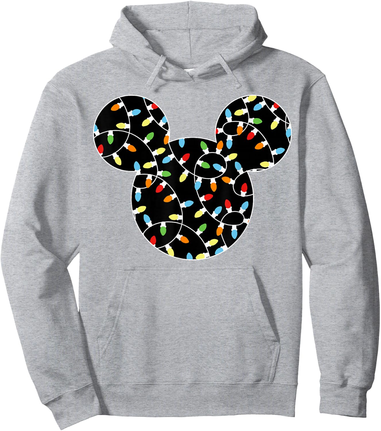 Disney - Mickey Holiday Lights Hoodie - Hoodie | Ash