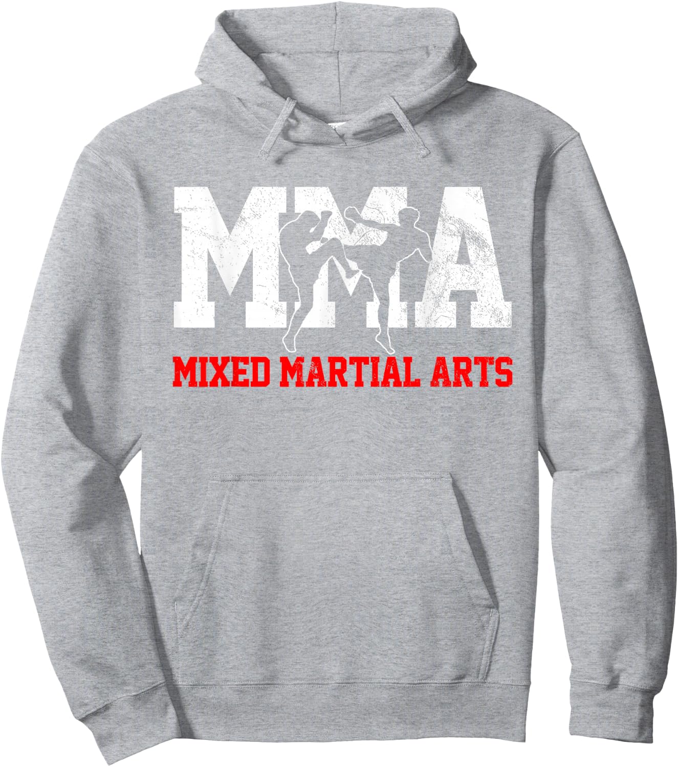 MMA Mixed Martial Arts Hoodie - Hoodie | Ash
