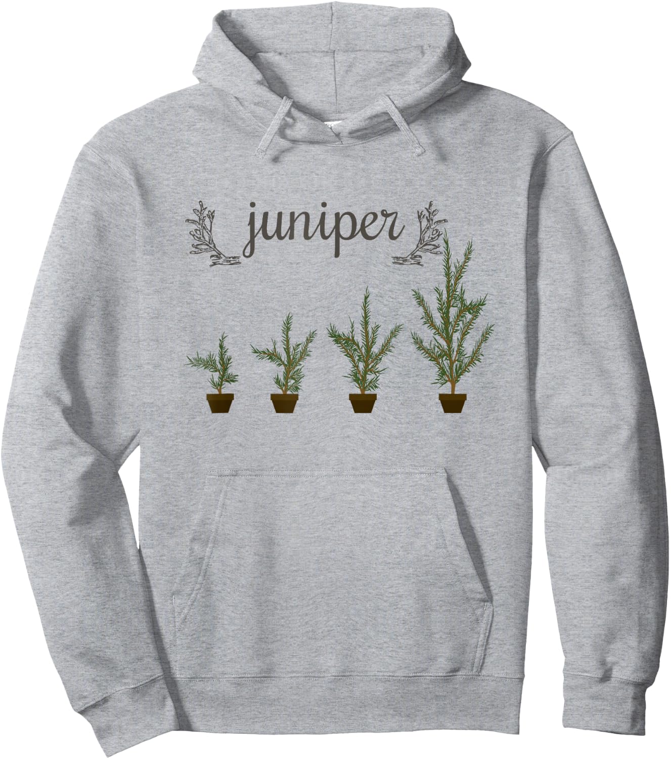 NICE Juniper Tree Shirt Gift Juniperus Plant Lover Outfit Hoodie - Hoodie | Ash