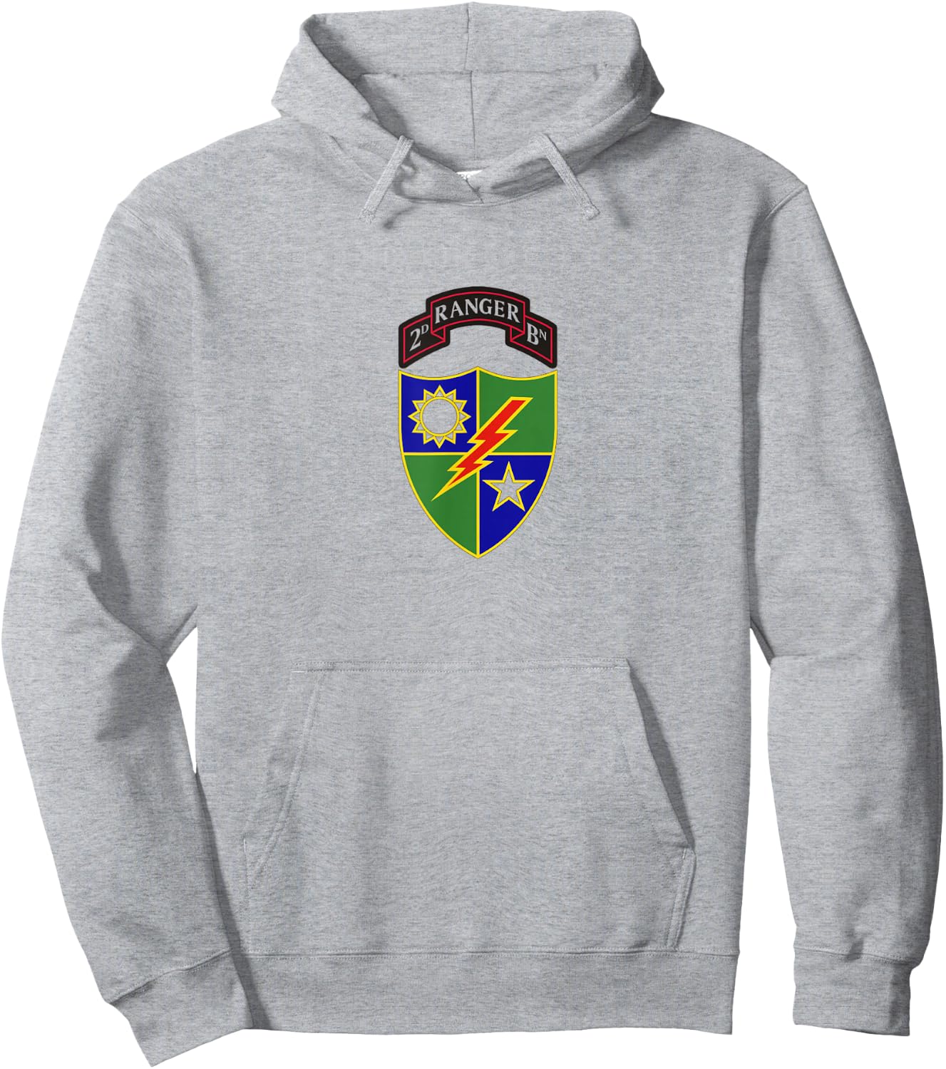 2nd Battalion - 75th Ranger Regiment Hoodie - Hoodie | Ash