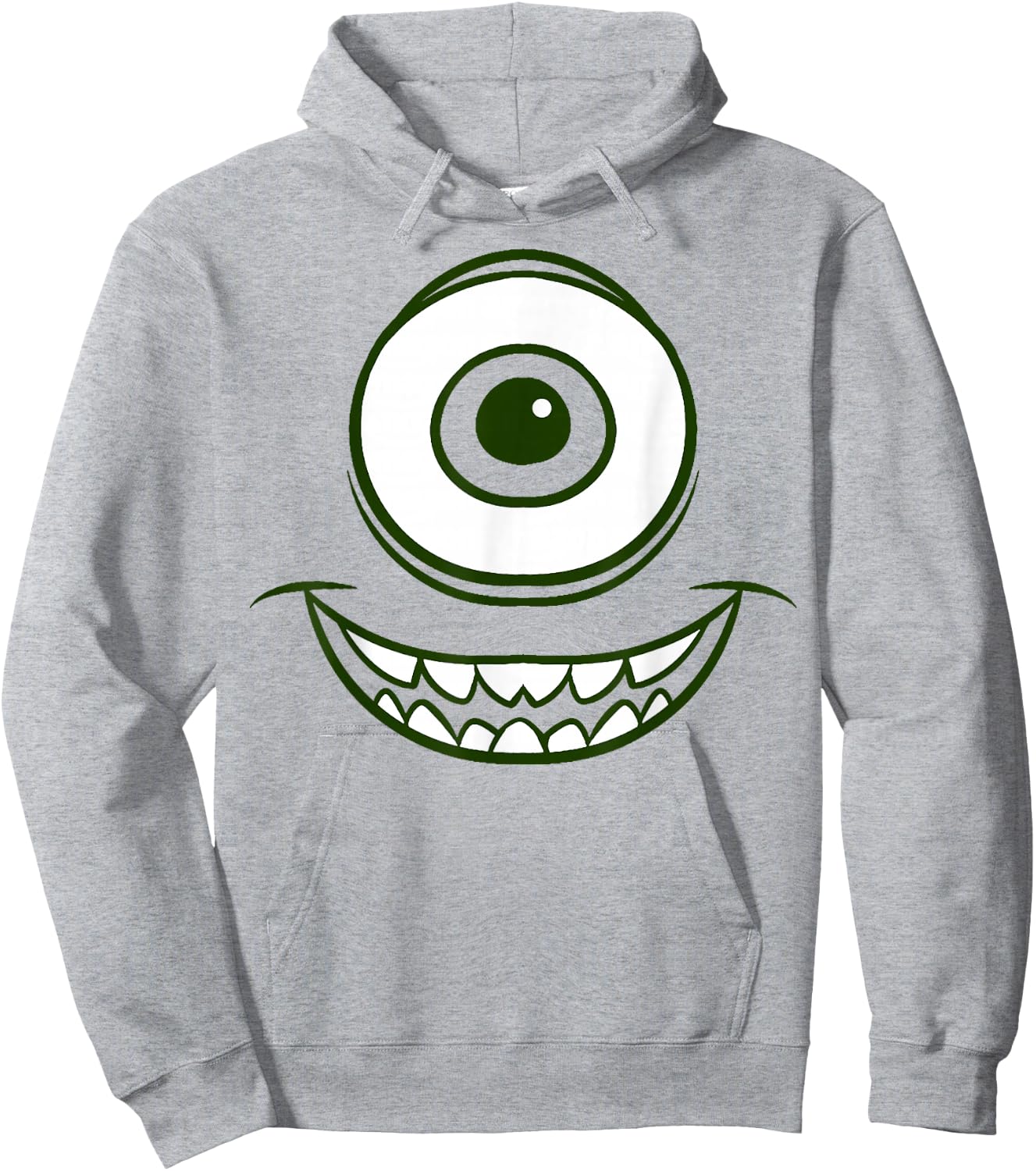 Disney Pixar Monsters, Inc. Halloween Mike Wazowski Costume Hoodie - Hoodie | Ash