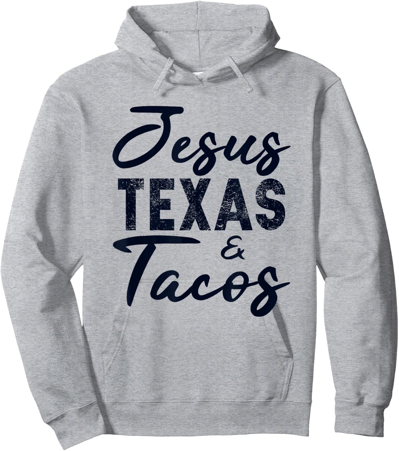 Jesus Texas And Tacos Gift Funny Food Cinco Mayo Christian Hoodie - Hoodie | Ash