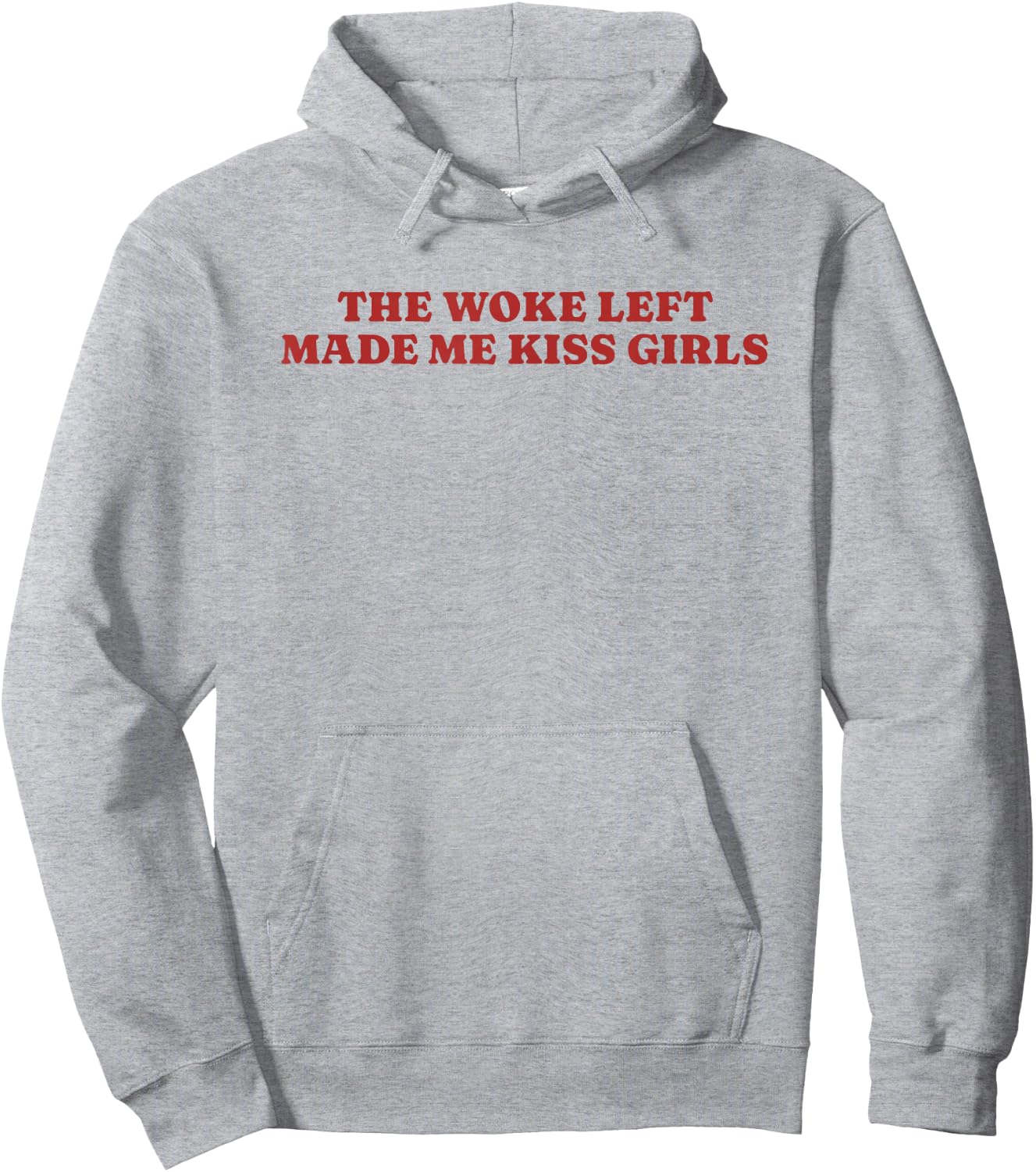 Retro Funny Lesbian Political Kiss Girls Pride Queer WLW Hoodie - Hoodie | Ash