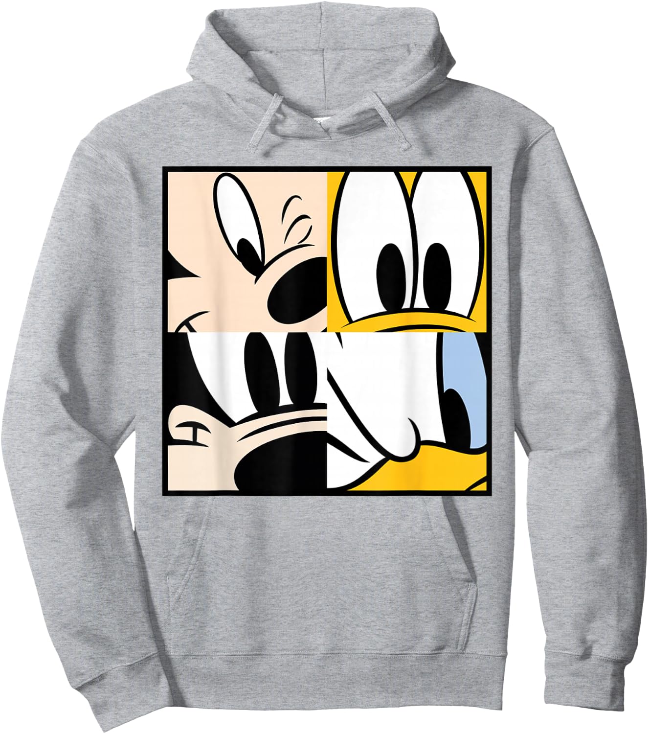 Disney - Mickey and Friends 4 Square Hoodie - Hoodie | Ash