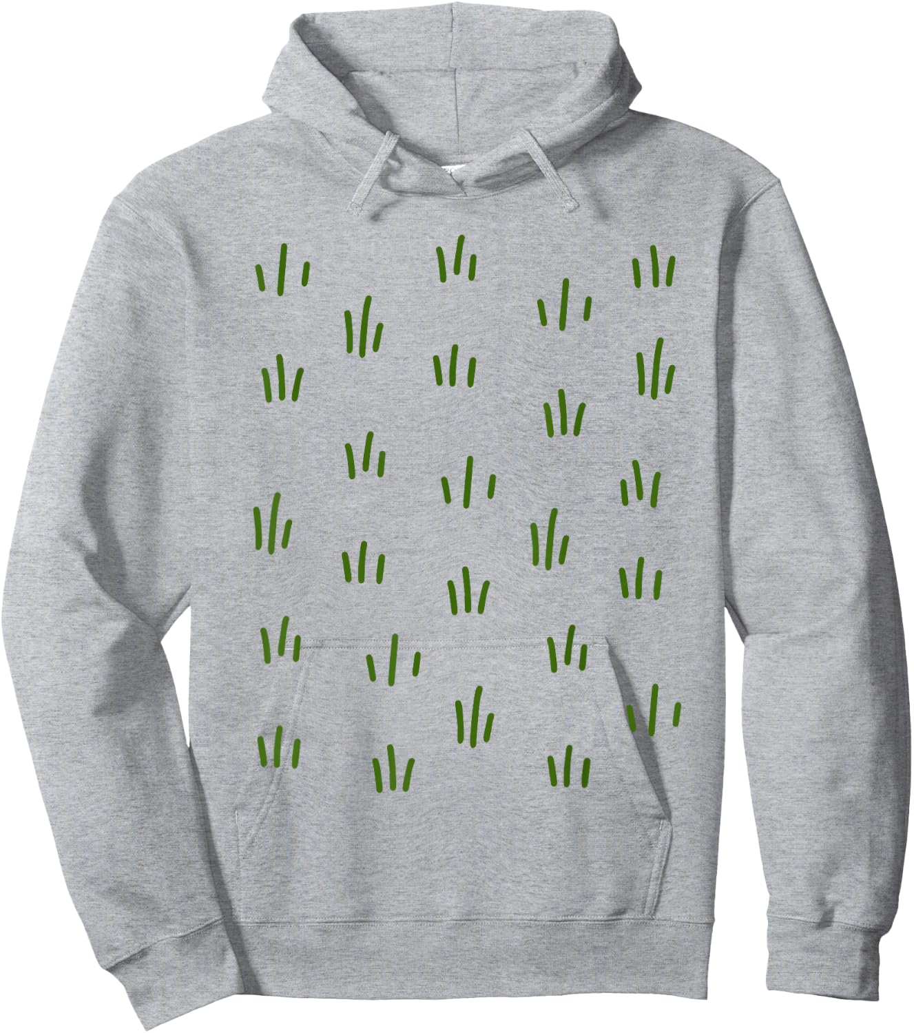 Grass Costume Funny Dad Lawn Mower Gardener Gardening Mowing Hoodie - Hoodie | Ash