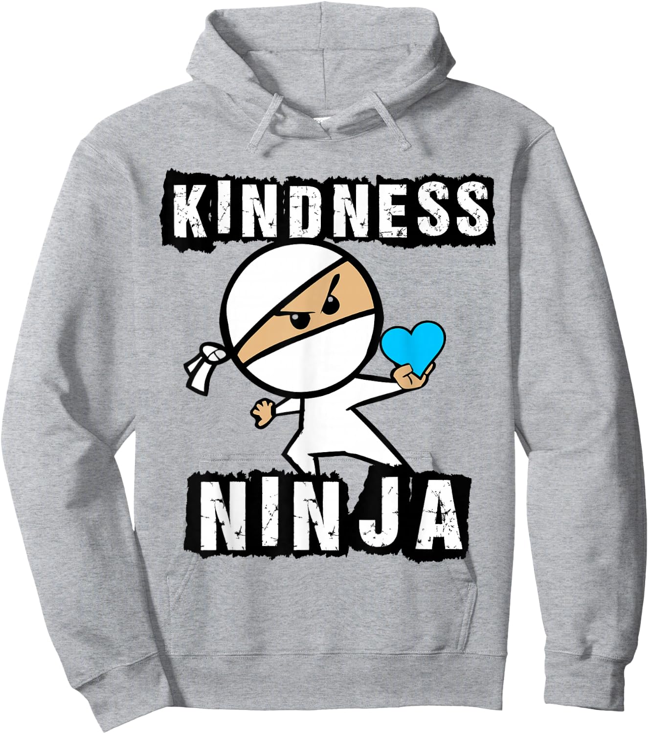 Kindness Ninja Choose Kind Anti Bullying Movement Shirt Hoodie - Hoodie | Ash