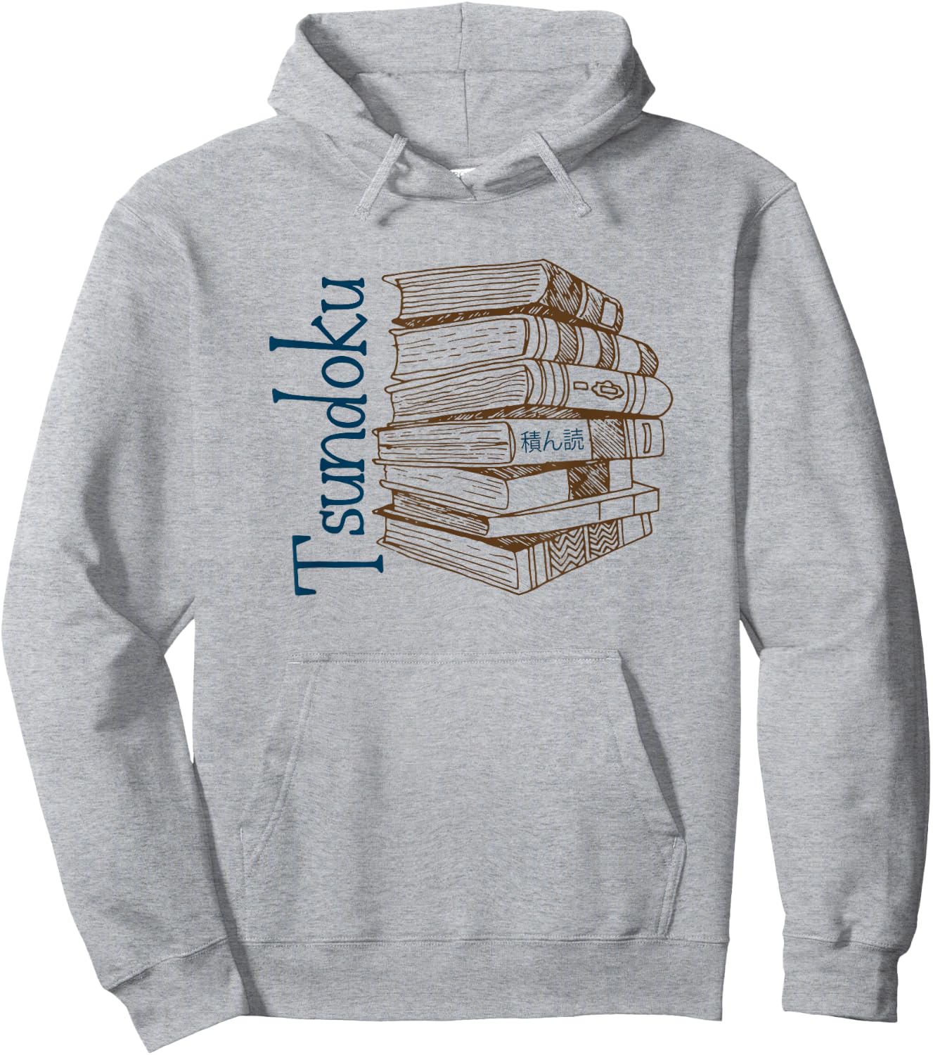 Tsundoku for Book Lovers | Japanese slang Hoodie - Hoodie | Ash