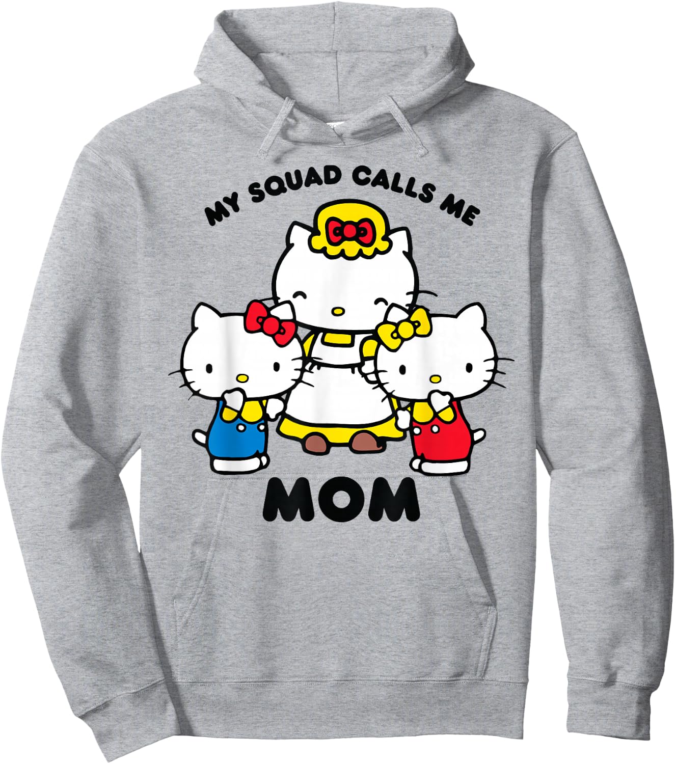 Hello Kitty Mom Squad Hoodie - Hoodie | Ash