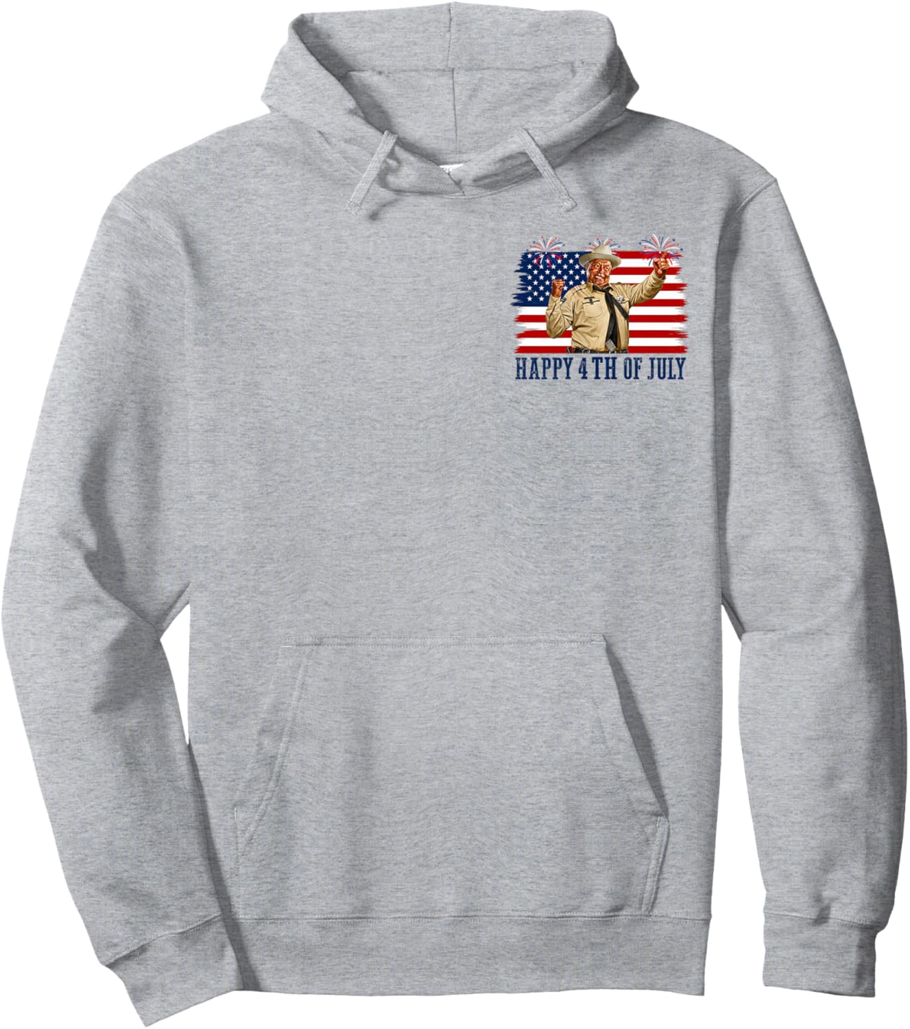 Happy 4th of July to All You Sumbitches Hoodie - Hoodie | Ash