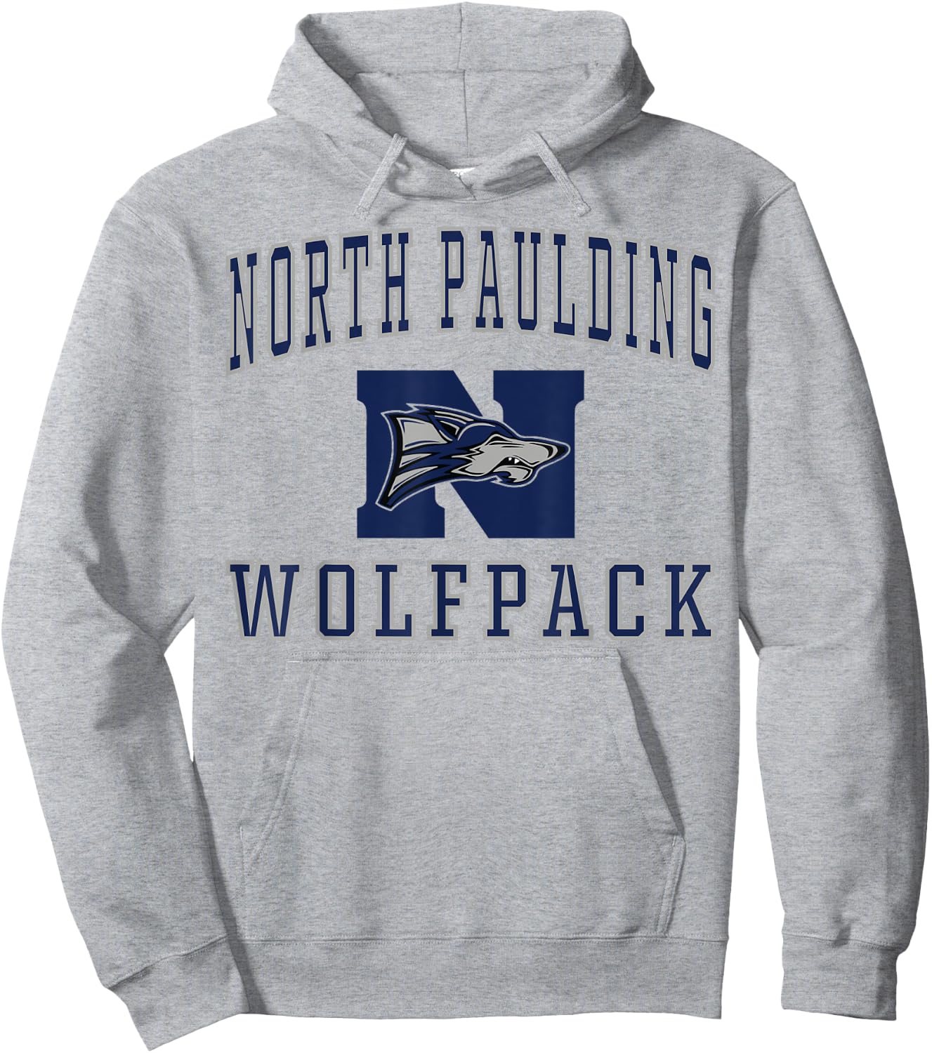 North Paulding High School Wolfpack C1 Hoodie - Hoodie | Ash