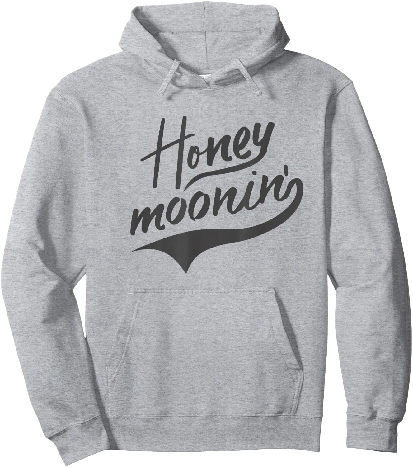 Honeymoonin Cute Honeymoon Shirt After Wedding Bridal Outift Hoodie - Hoodie | Ash
