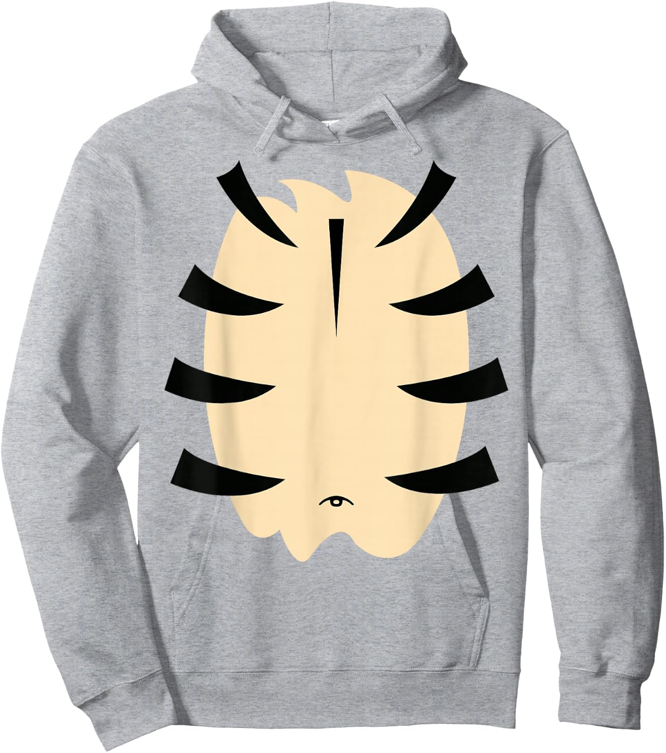 Orange Striped Tiger Halloween Costume Party Hoodie - Hoodie | Ash