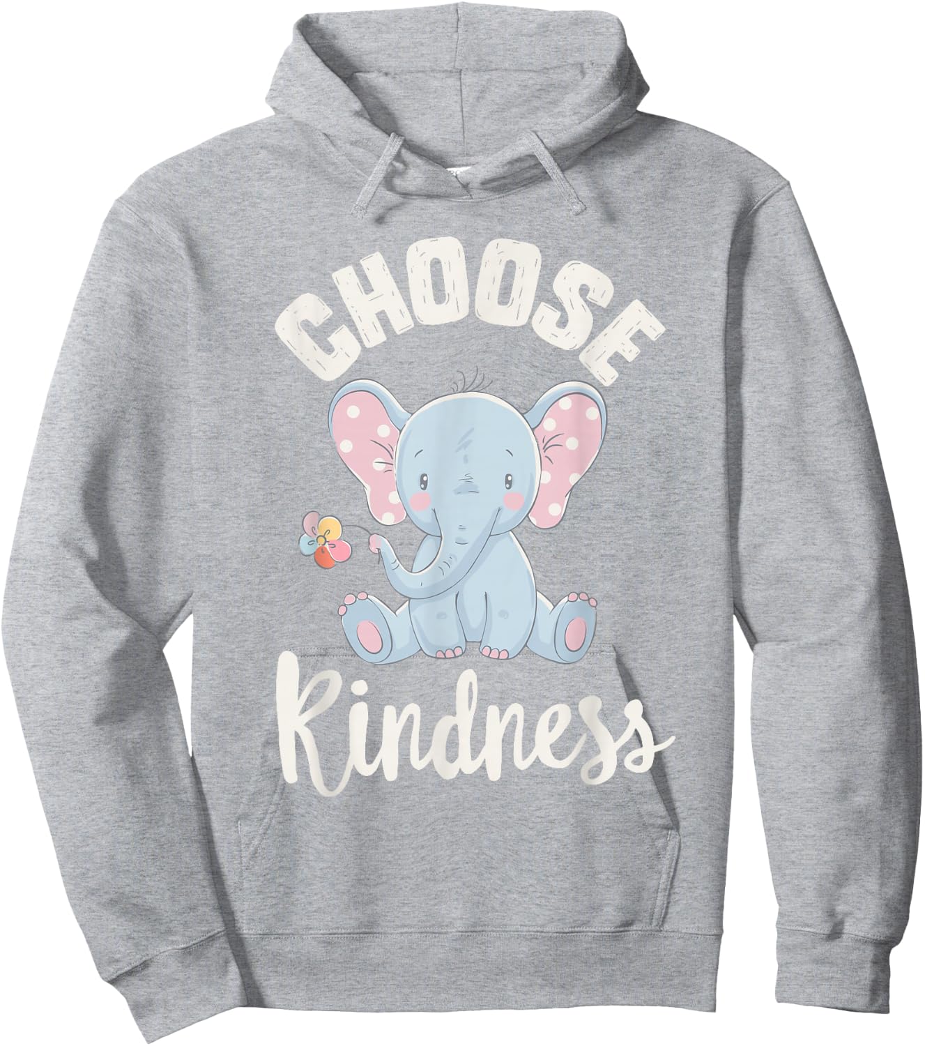 Orange Unity day , Anti Bullying Elephant Choose Kindness Hoodie - Hoodie | Ash