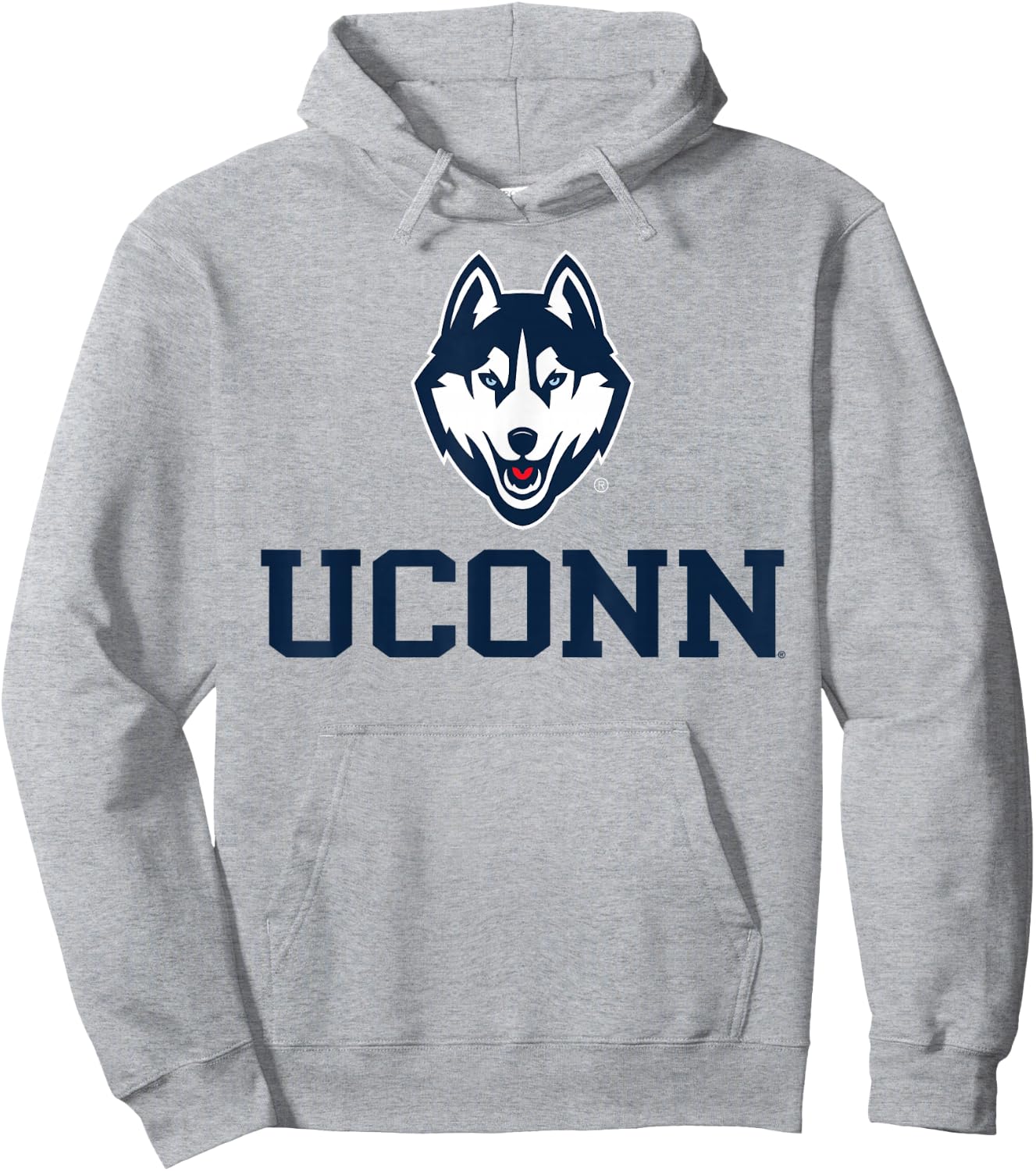 Connecticut Huskies Sportsmanship Gray Officially Licensed Hoodie - Hoodie | Ash