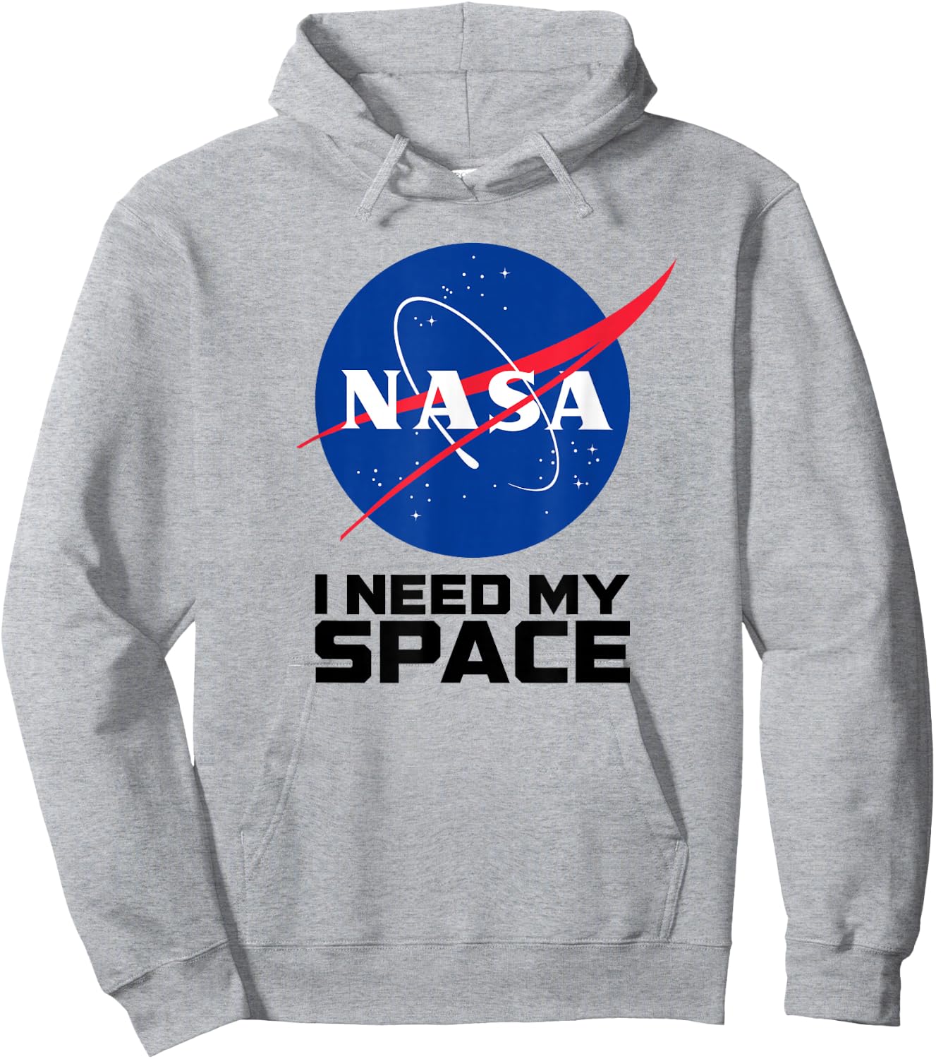 I Need My Space - NASA Space Shirt Hoodie - Hoodie | Ash