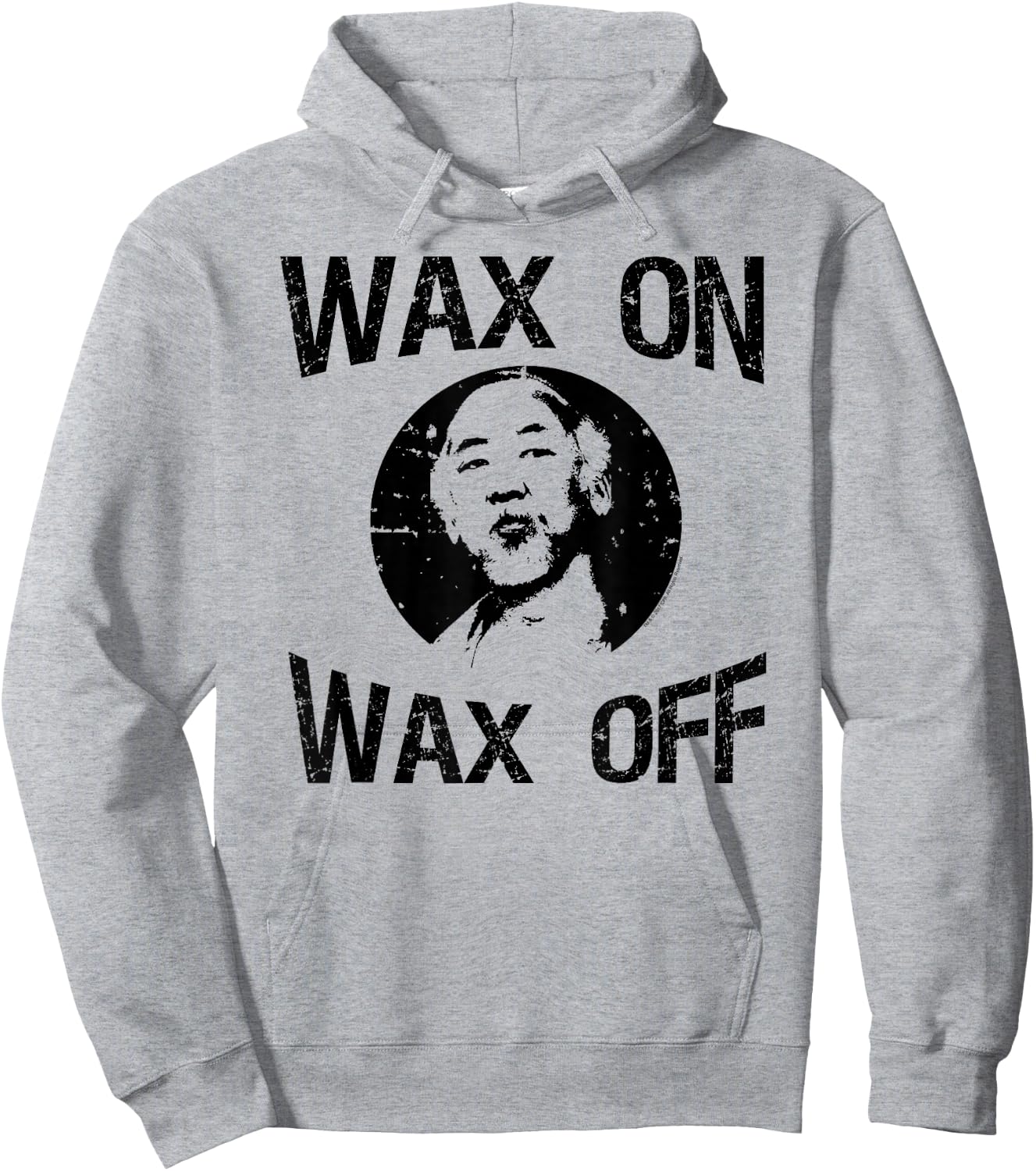 The Karate Kid Wax On Wax Off Miyagi Photo Movie Hoodie - Hoodie | Ash
