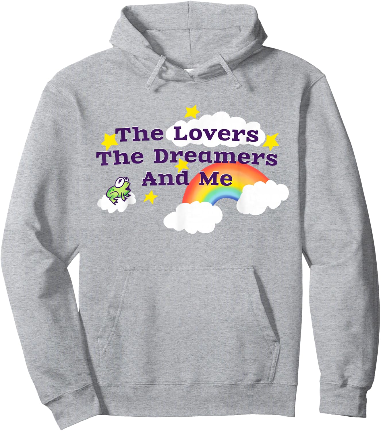 Rainbow Connection | Cute | Frog | Love Pride | Geeky Shirt Hoodie - Hoodie | Ash