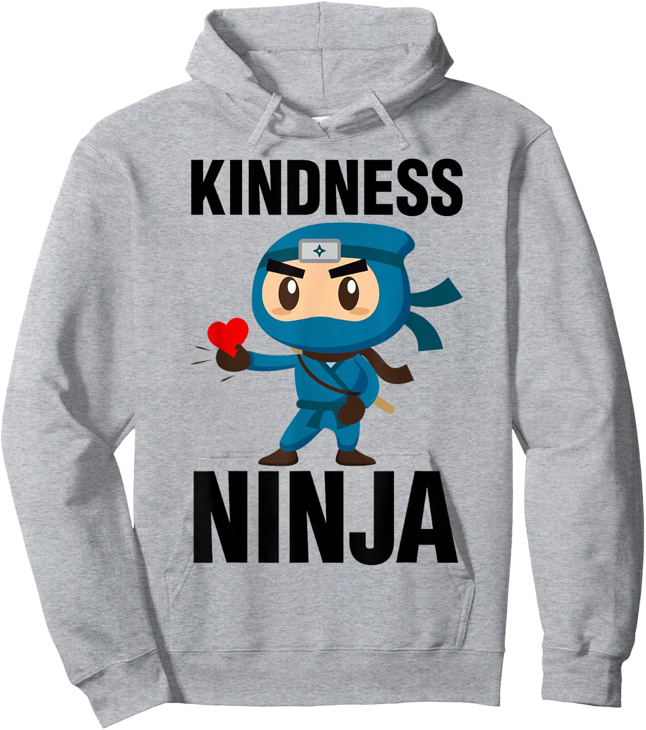Kindness Club Anti Bullying Ninja Kids School Teacher Gift Hoodie - Hoodie | Ash