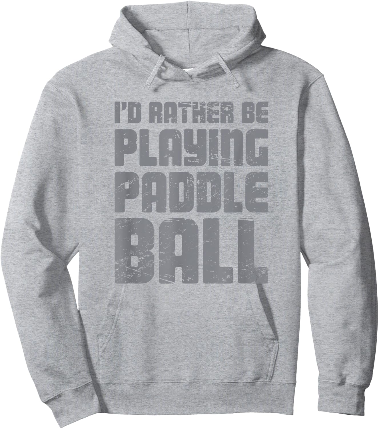 Paddleball / Gift Paddle Ball Players | Funny Hoodie - Hoodie | Ash
