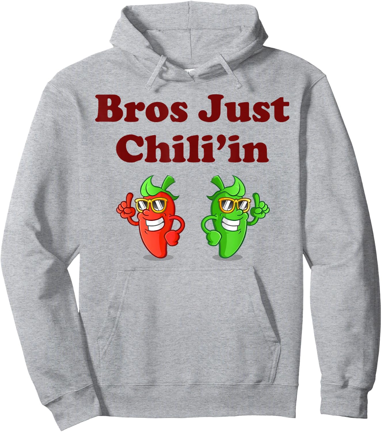 Bros Just Chili'in Spicy Cook-off Hoodie - Hoodie | Ash