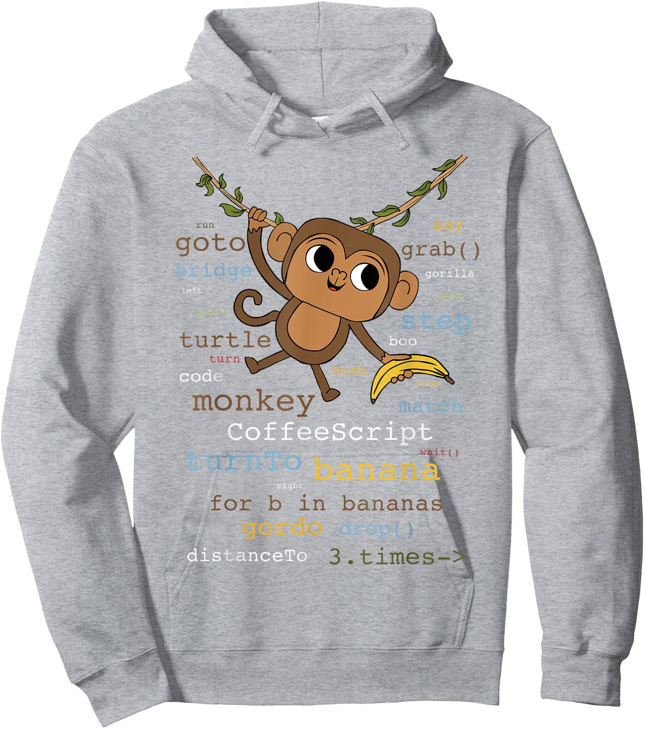 The CodeMonkey Hoodie - Hoodie | Ash