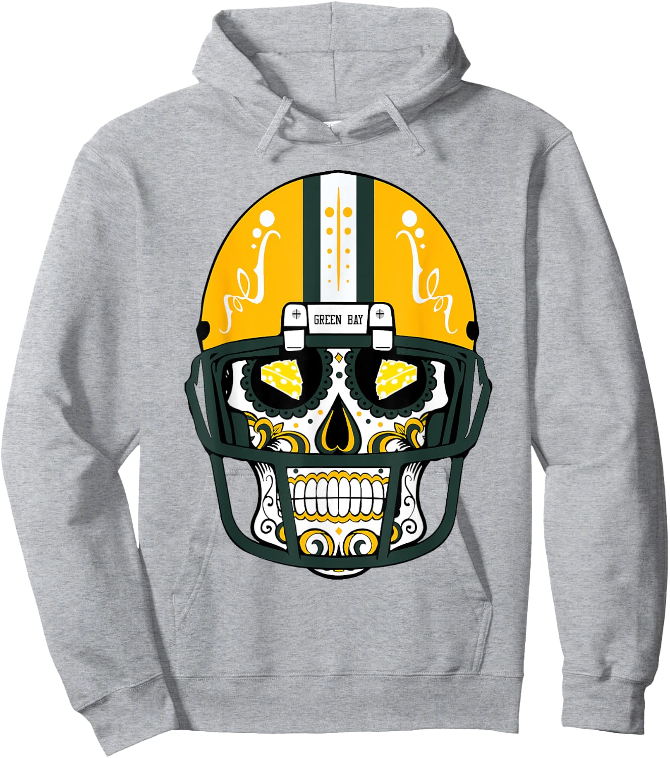 Dia de Muertos Day Of Dead Sugar Skull Halloween T Shirt Hoodie - Hoodie | Ash