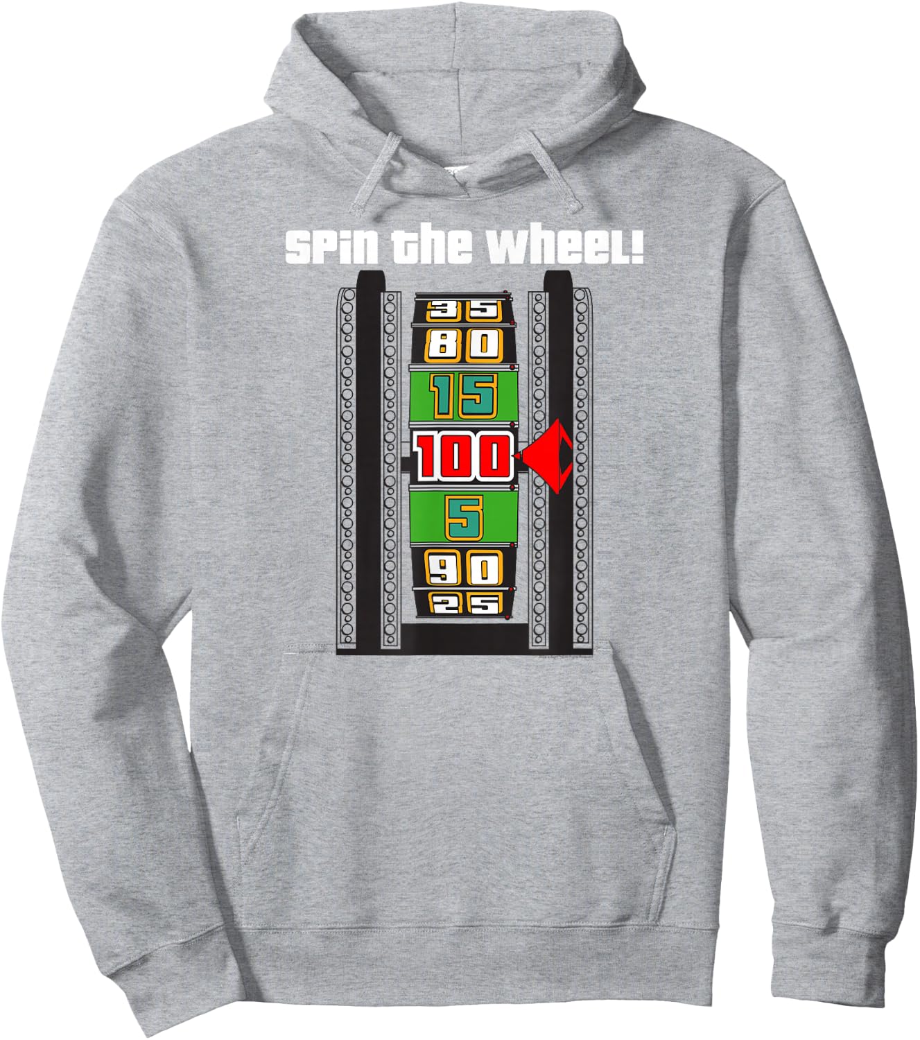 Price is Right Spin the Wheel Hoodie - Hoodie | Ash