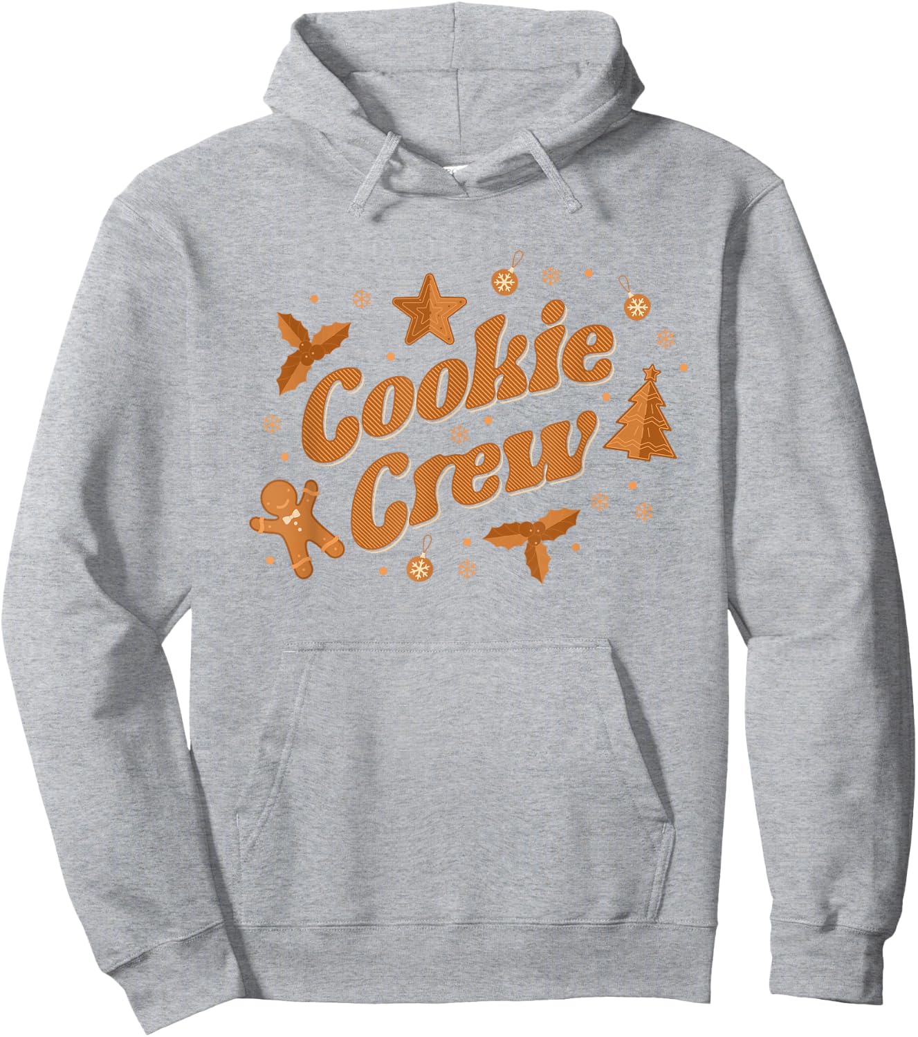 Cookie Crew Gingerbread Baker Team Christmas Cookie Baking Hoodie - Hoodie | Ash