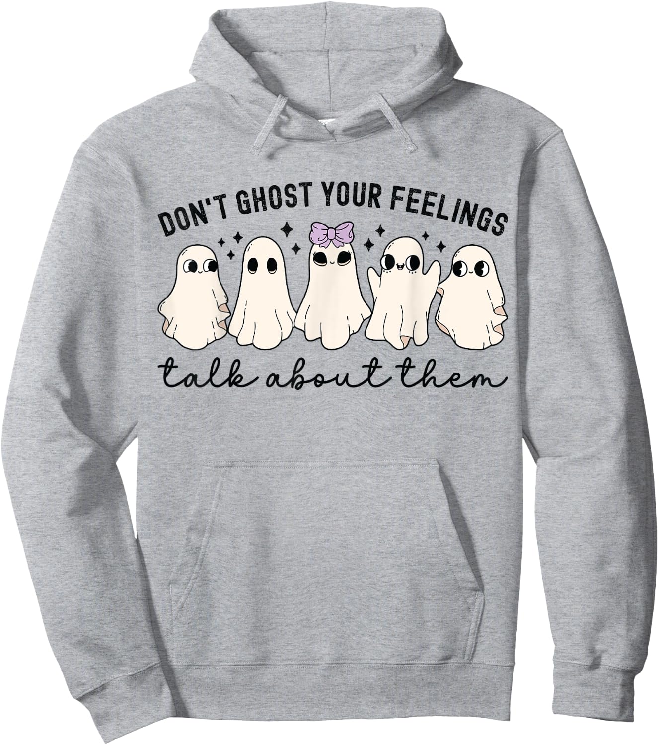 Don’t Ghost Your Feeling Shirt School Psychologist Halloween Hoodie - Hoodie | Ash