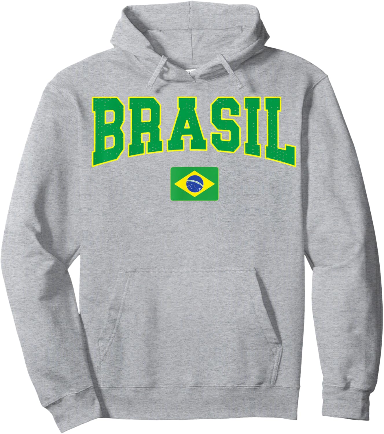 Brazil Flag Yellow Green Proud Brazilian Men Women Brazil Hoodie - Hoodie | Ash