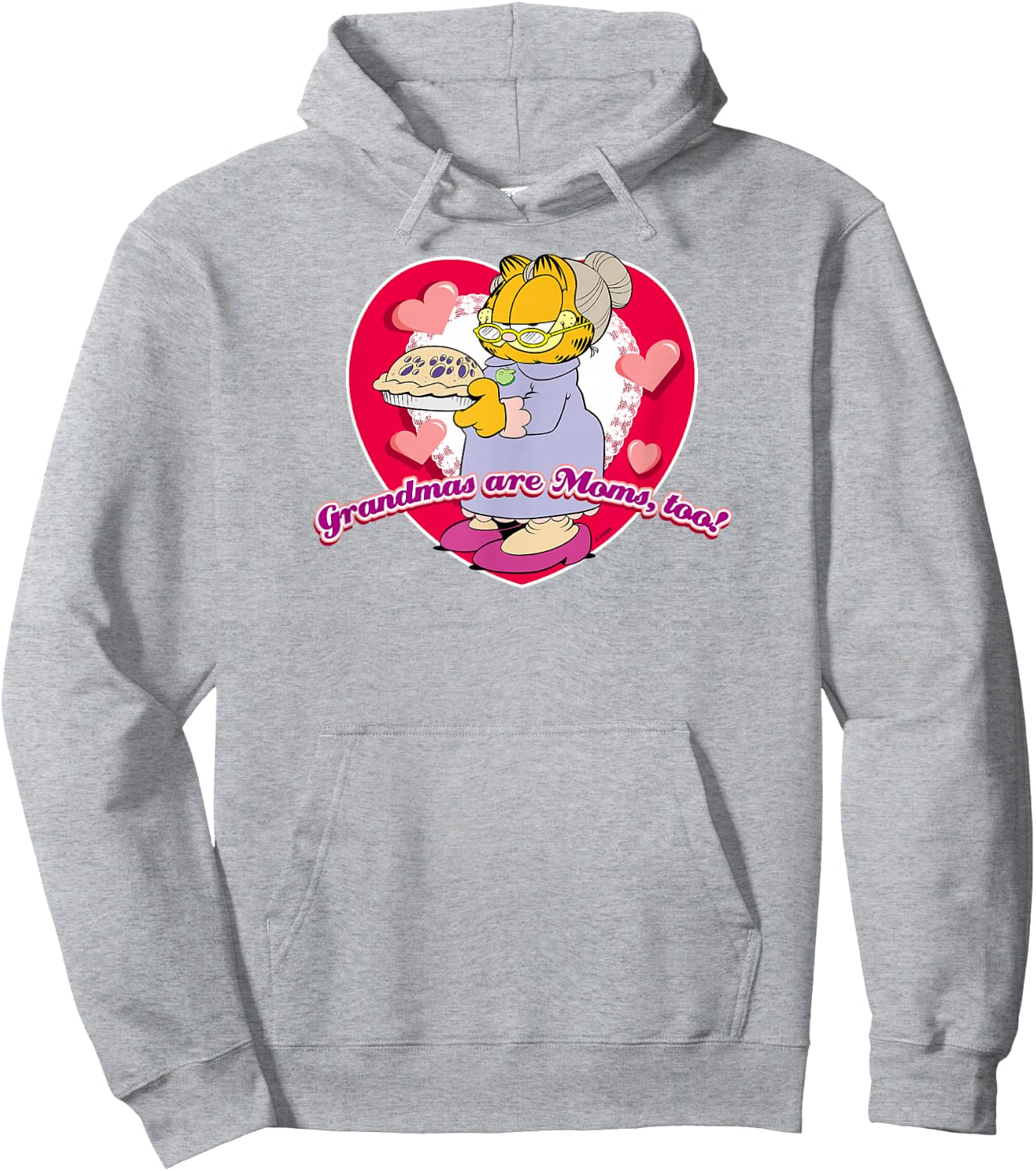Garfield Don't Forget Grandma Hoodie - Hoodie | Ash