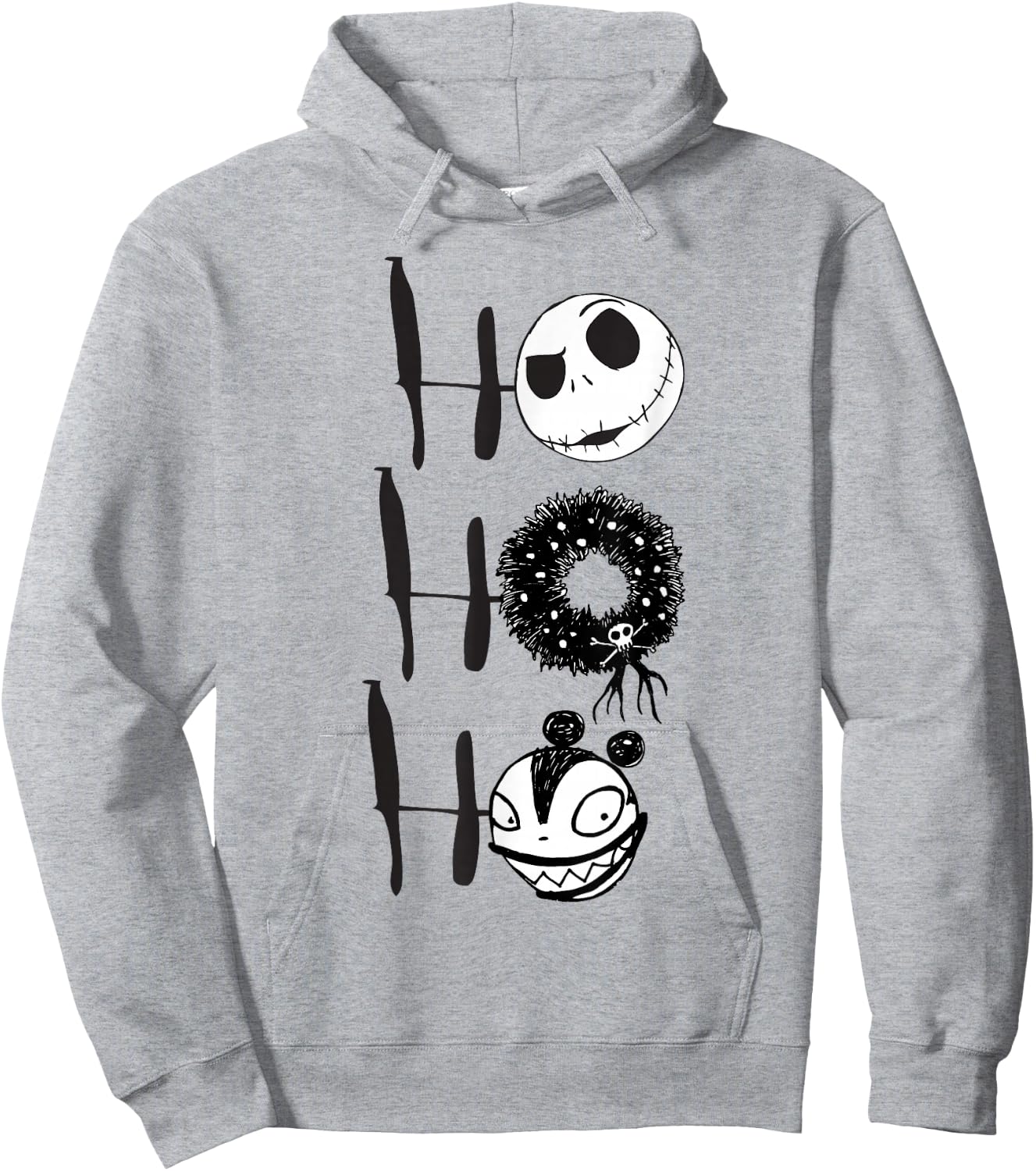 Disney Nightmare Before Christmas Jack Scary Teddy Hoodie - Hoodie | Ash