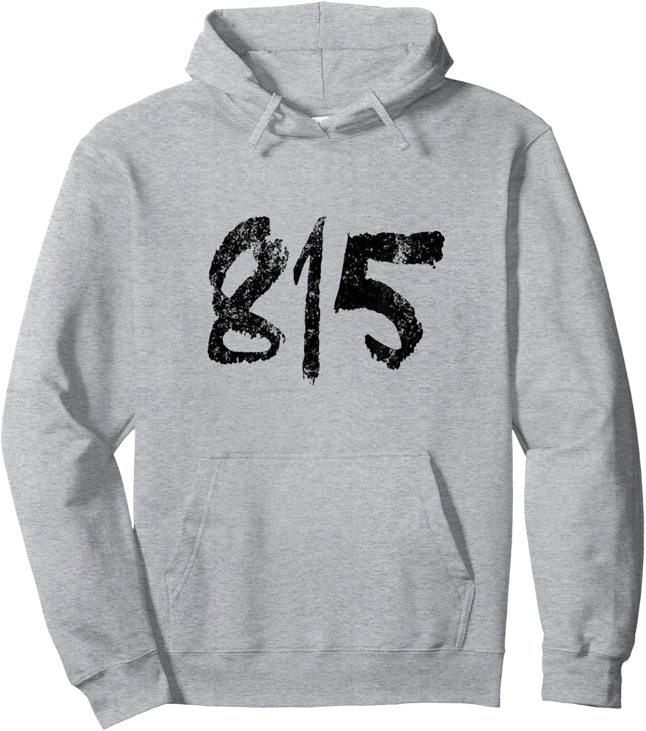 Rockford Shirt Factory 815 Area Code | Rockford, Illinois Hoodie - Hoodie | Ash