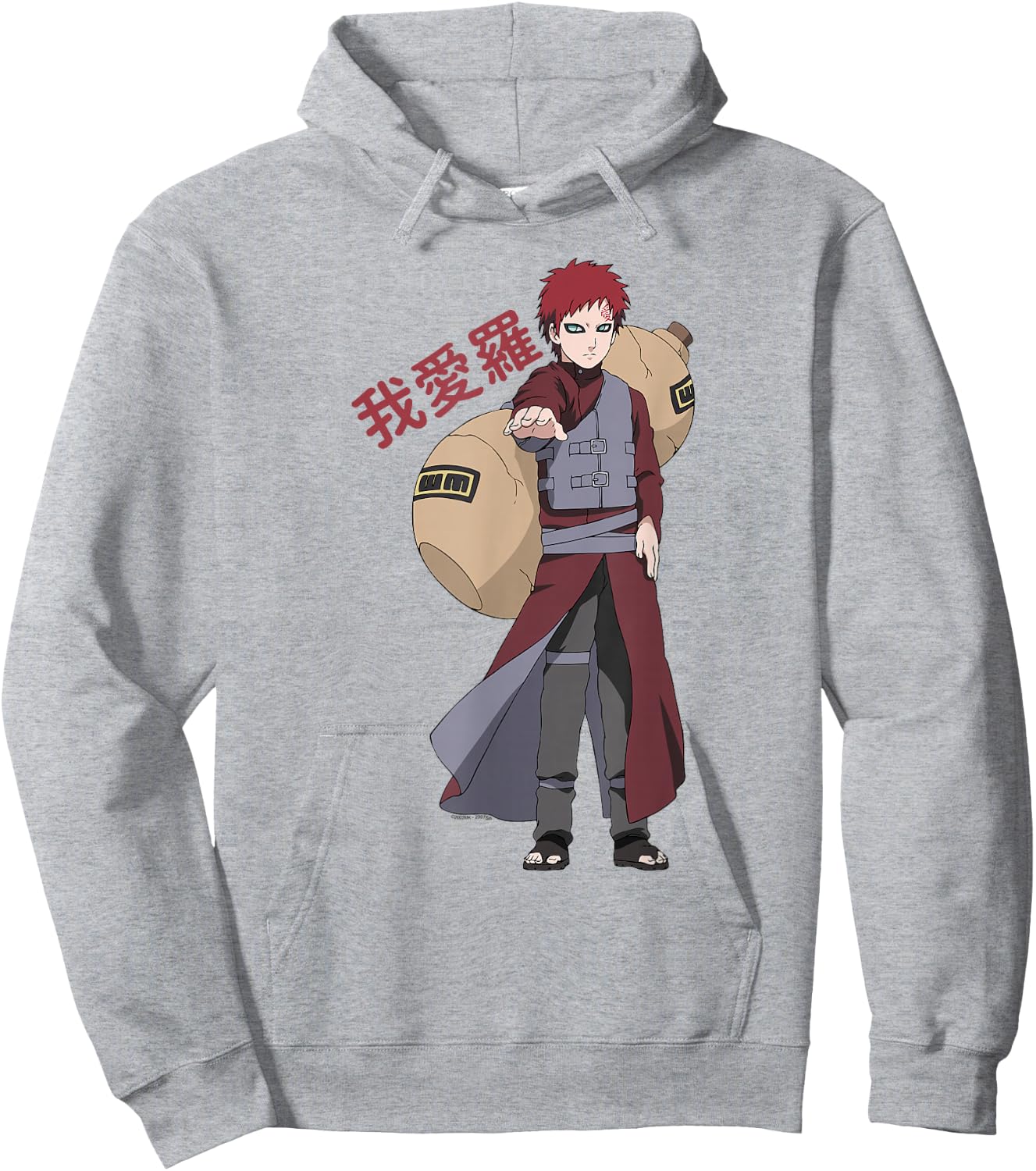 Naruto Shippuden Gaara Shinobi of Sunagakure Anime Hoodie - Hoodie | Ash
