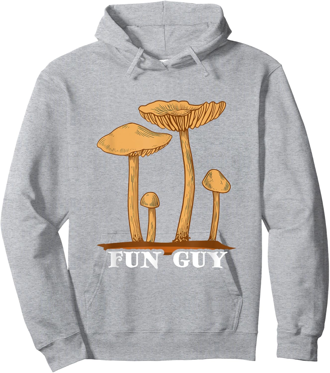 Fun Guy Mushrooms Hoodie - Hoodie | Ash