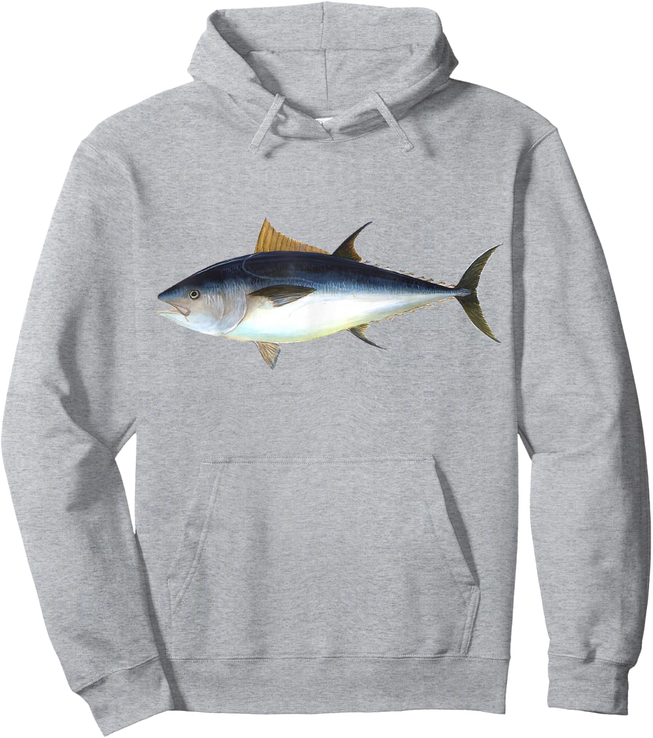 Atlantic Bluefin Tuna T Shirt Hoodie - Hoodie | Ash