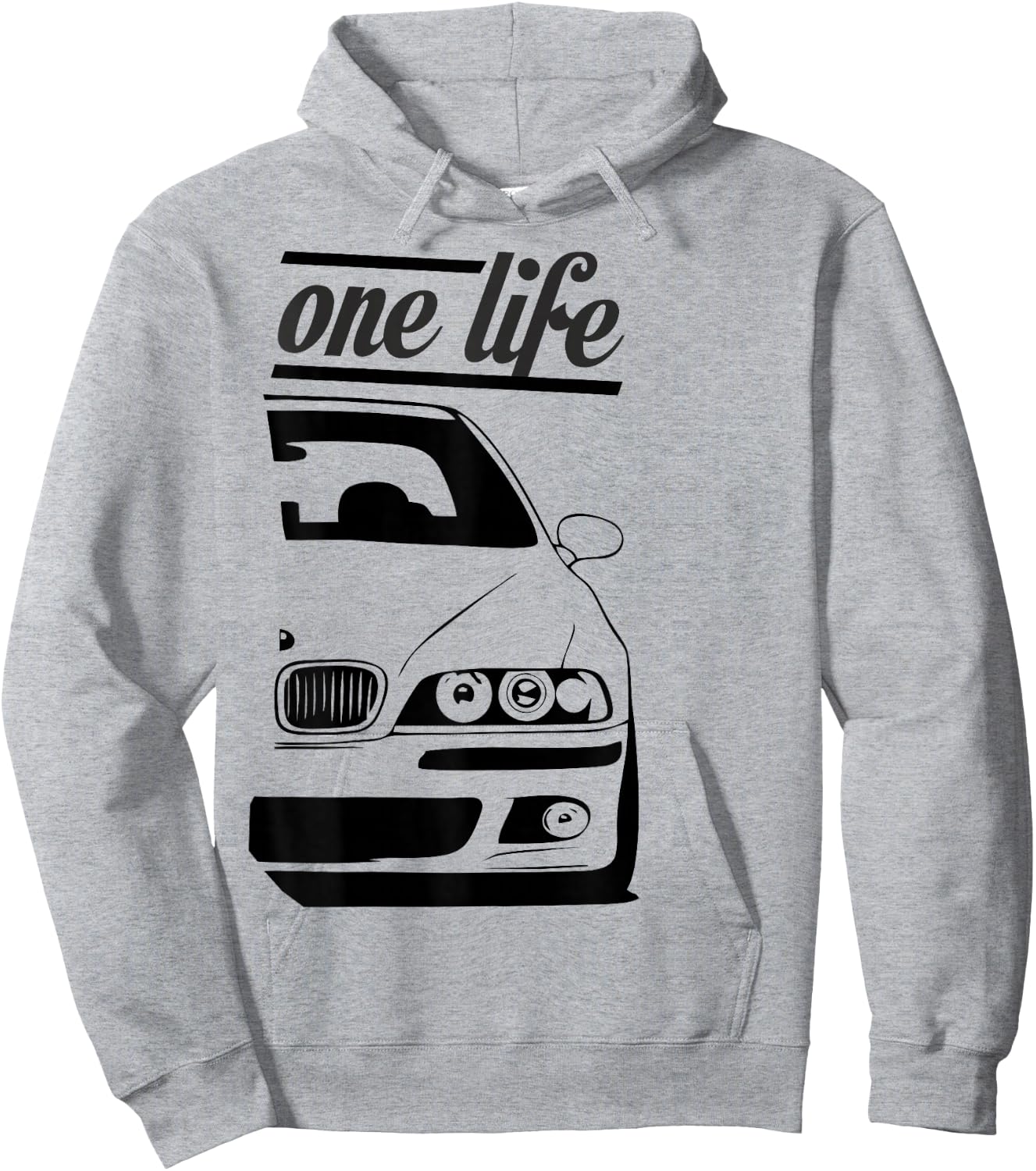 E39 5 Series - One Life Hoodie - Hoodie | Ash